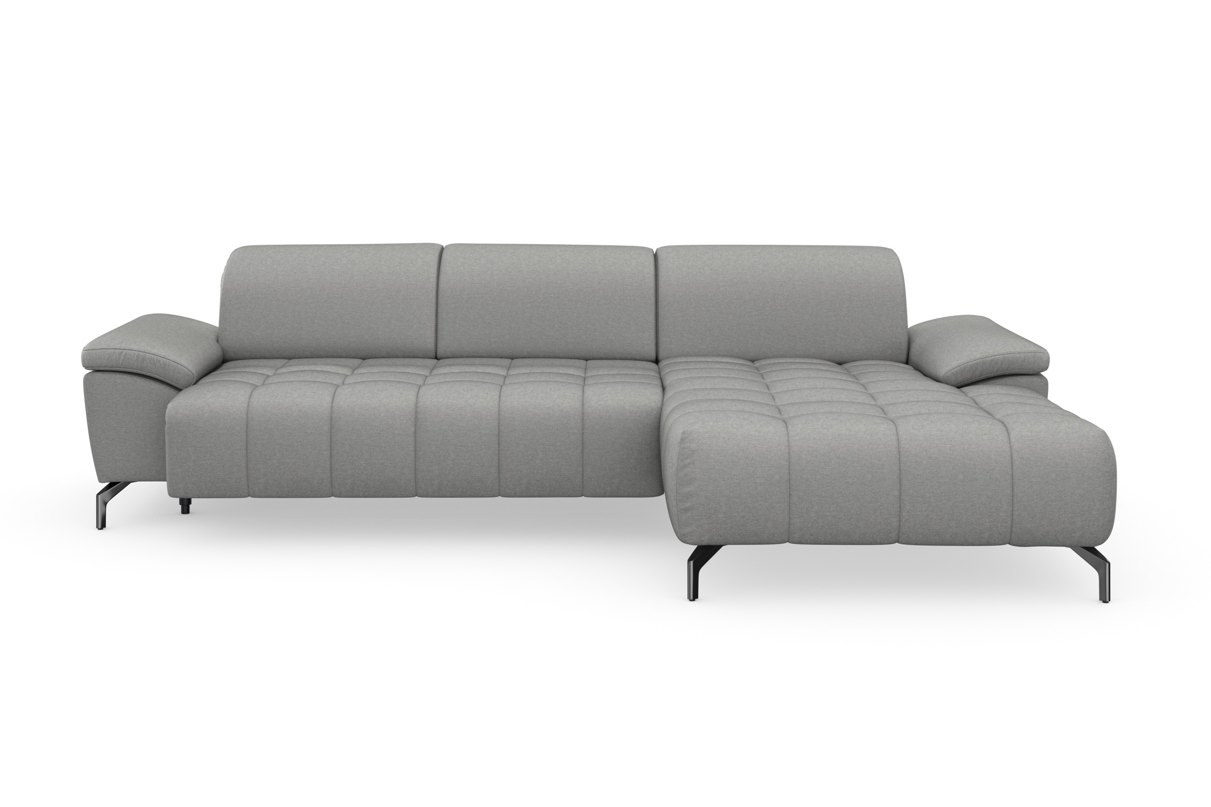 sit&more Ecksofa »Cool L-Form«, wahlweise mit Kopfteilverstellung und Vorziehsitz, motorisch