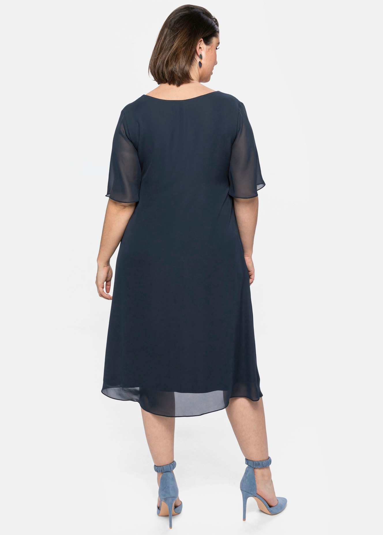 Sheego Chiffonkleid "Chiffonkleid" günstig online kaufen