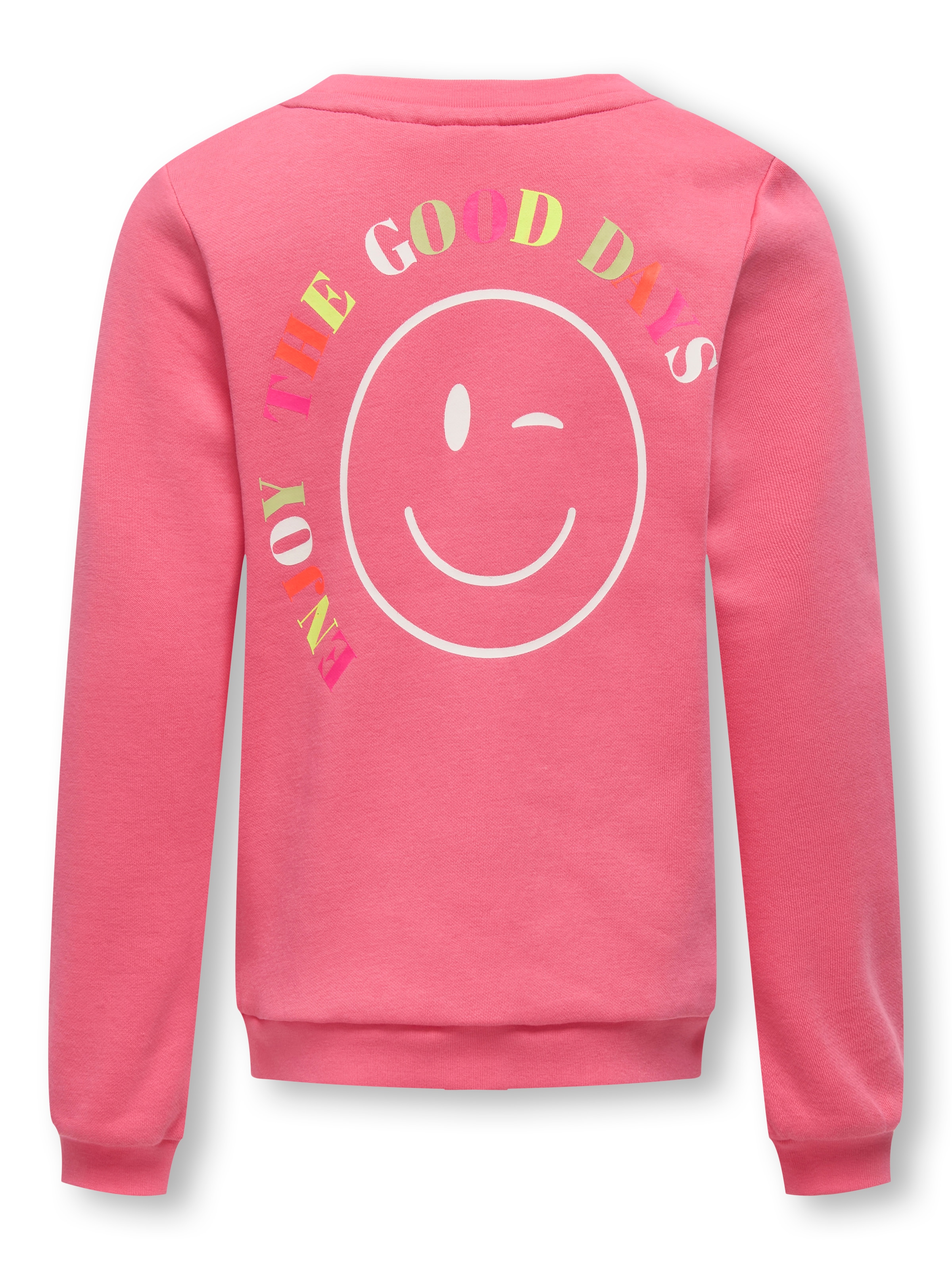KIDS ONLY Langarmshirt »KOGLINDSAY LIFE L/S PRINTED CREW UB SWT«