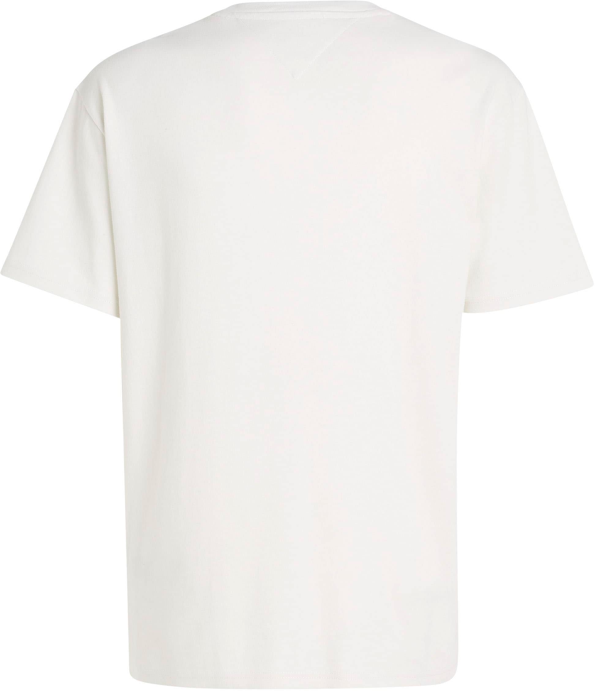 XS BADGE CLSC Tommy | bestellen BAUR TEE«, »TJM Jeans Rundhalsausschnitt mit T-Shirt ▷ TOMMY