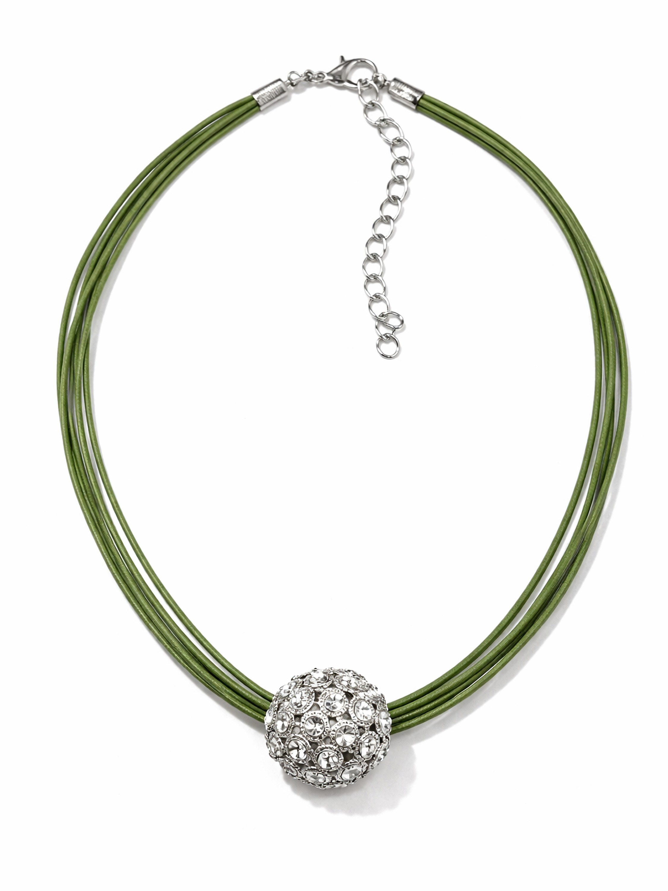 COLLEZIONE ALESSANDRO Kette mit Anhänger »Crystal« mit Glassteinen