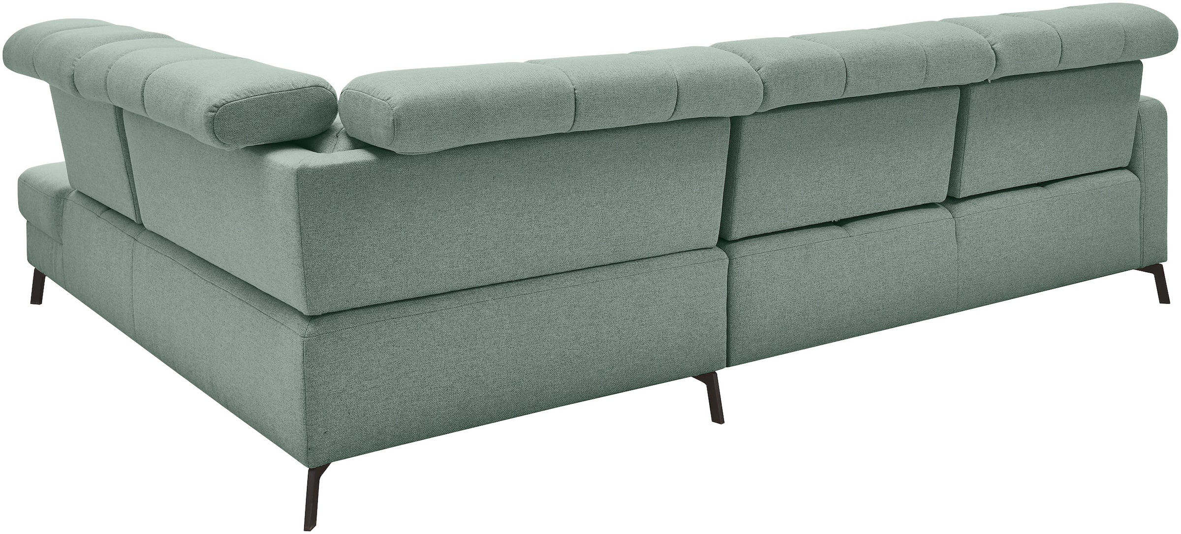 Musterring Ecksofa »MR 4615«, mit Kopf- und Rückenverstellung, Metallfuß schwarz, Maße 272 x 214 cm