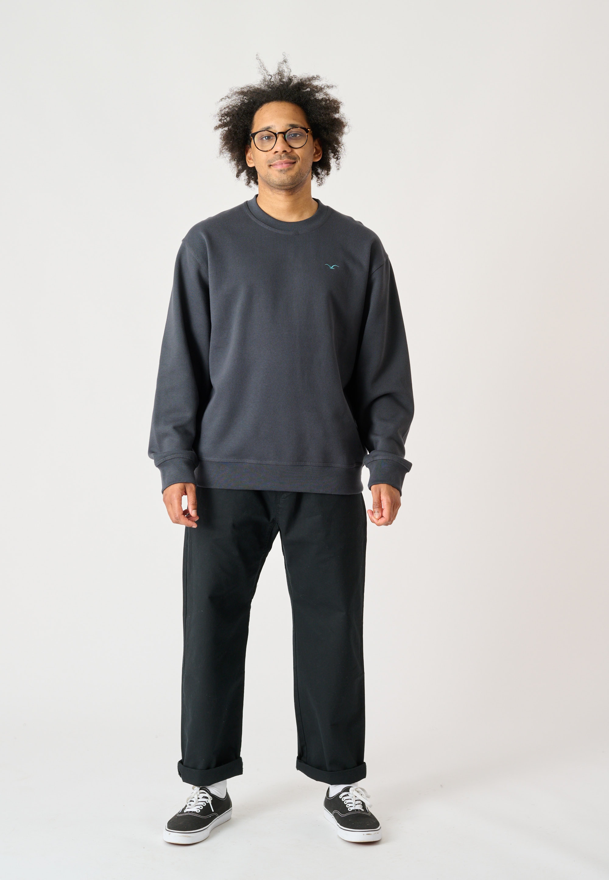 Cleptomanicx Sweatshirt »Ligull Boxy«, mit kleiner Möwenstickerei