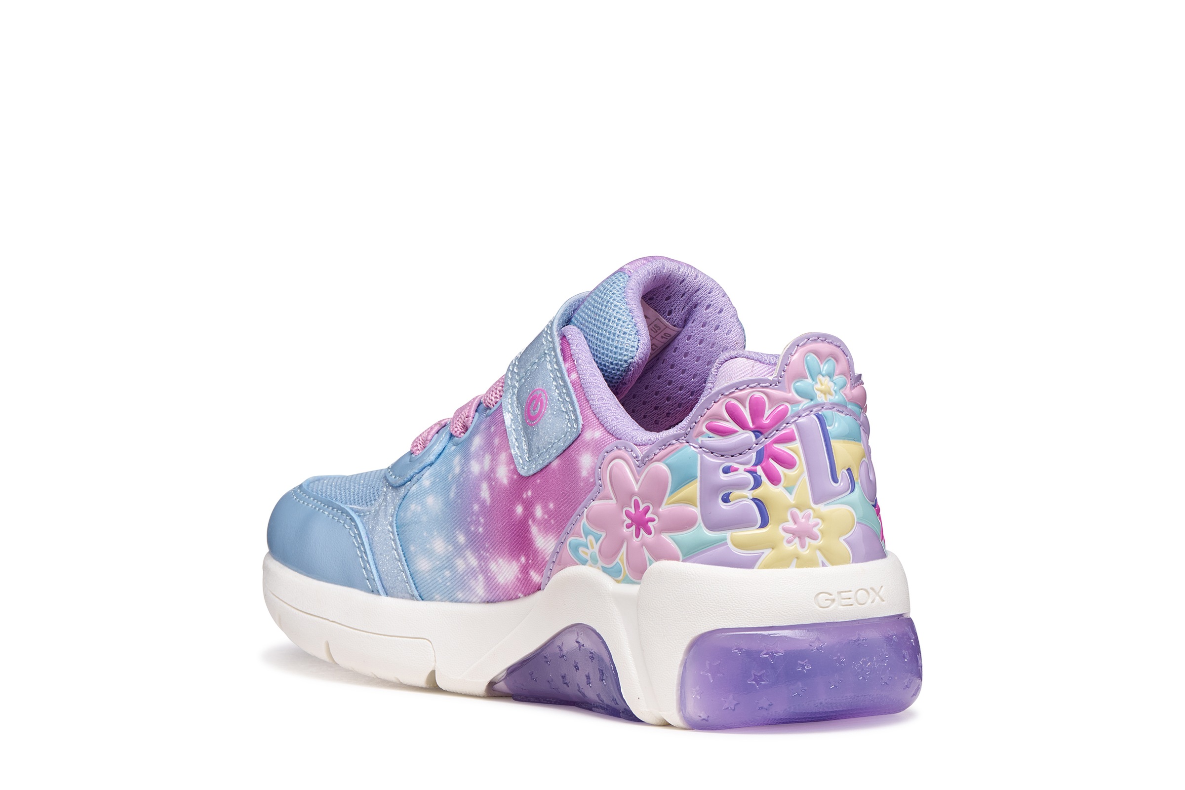 Geox Sneaker "J FADINLIGHT GIRL" Klettschuh mit Blüten und Elsa-Motiv, Größ günstig online kaufen
