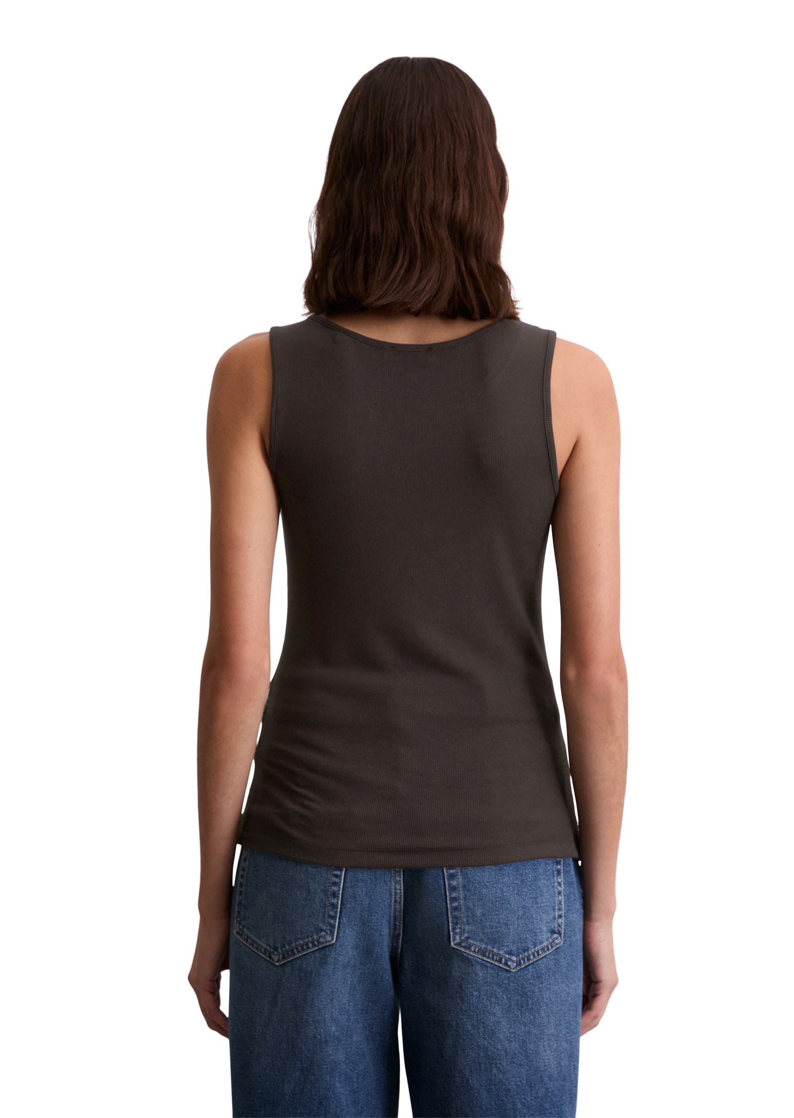 Marc O'Polo T-Shirt »aus softem Rippjersey«