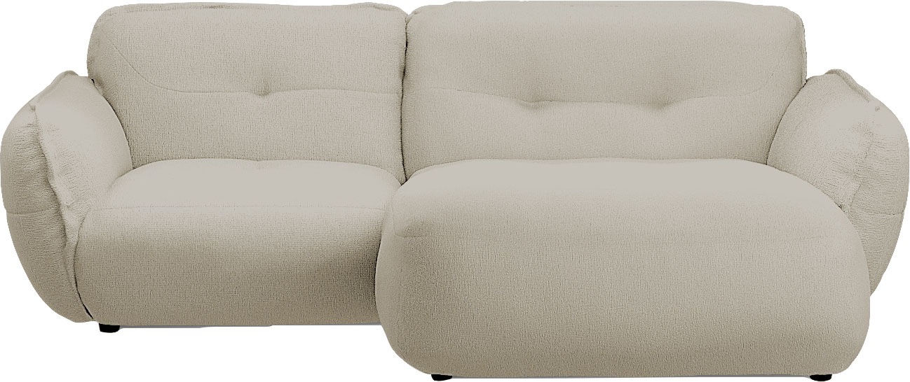 BETYPE Ecksofa »Be Fluffy«, Softes Sitzgefühl, moderne Kedernaht, hochwertiger Bezug