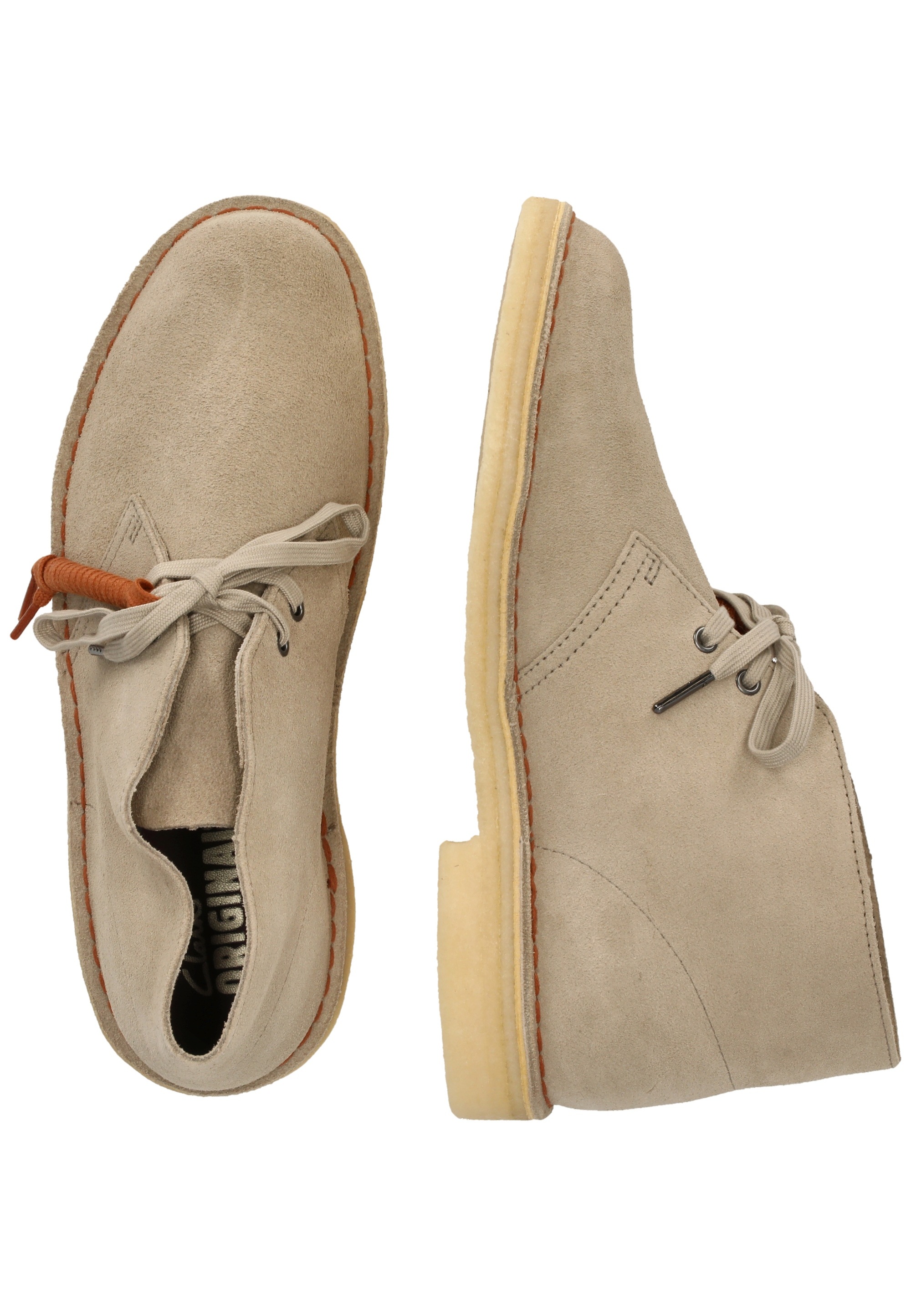 Clarks Stiefel »Desert Boot Sand Suede«  in klassisch-modernem Design