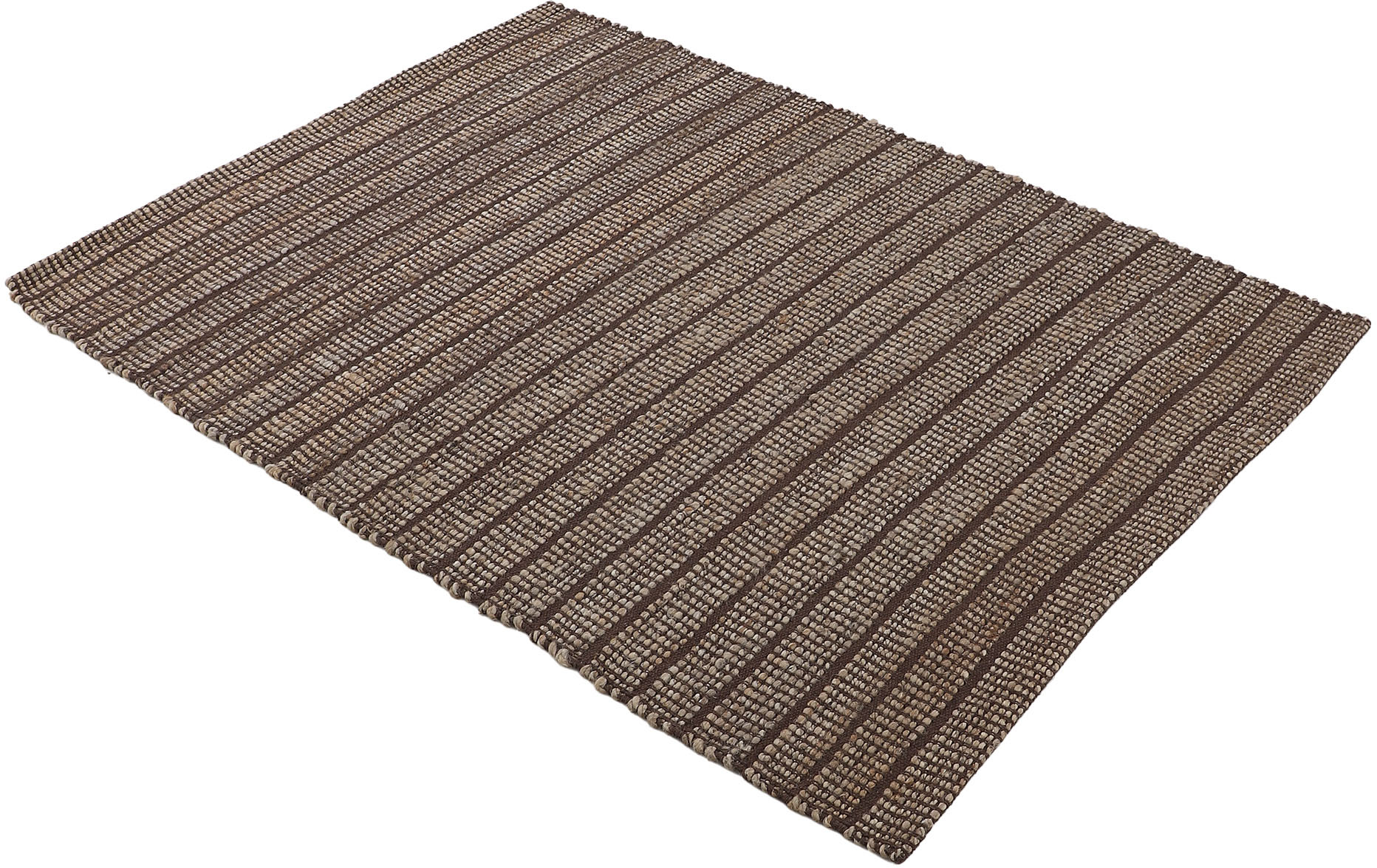 Thumbnail - carpetfine Teppich "Lara, auch als Läufer" rechteckig 6 mm Höhe handgearbeitet, Wendeteppich aus 70% Jute/Baumwolle, Woh...