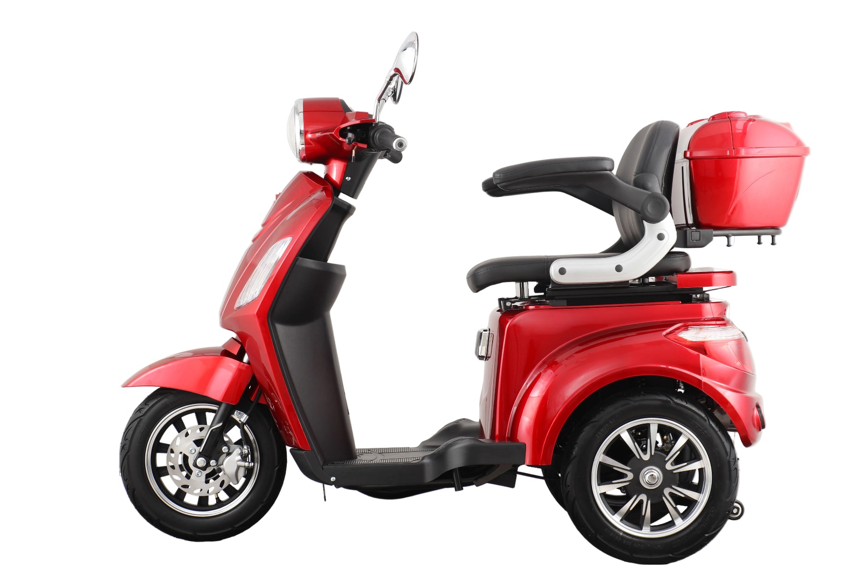 Aktiv mobil Elektromobil »AM E-Trike Pro, 25 km/h mit Topcase« 1.000 W 25 km/h Topcase Fassungsvermögen von ca. 36 Litern, Staufach mit ca. 24 Litern