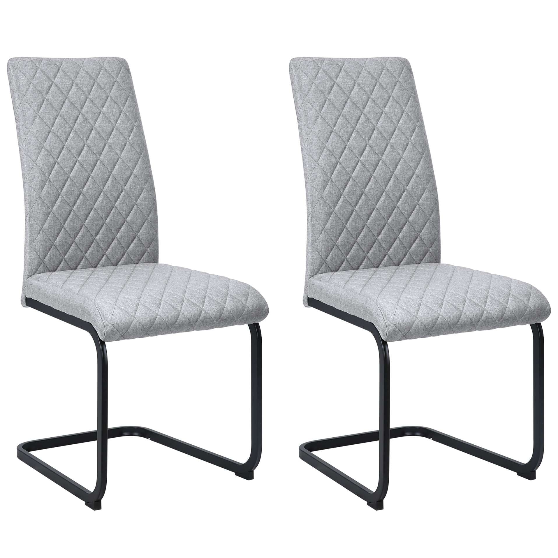 OTTO home Esszimmerstuhl "Valbourg" () 2 Stk. Freischwinger, gepolsterte Rü günstig online kaufen