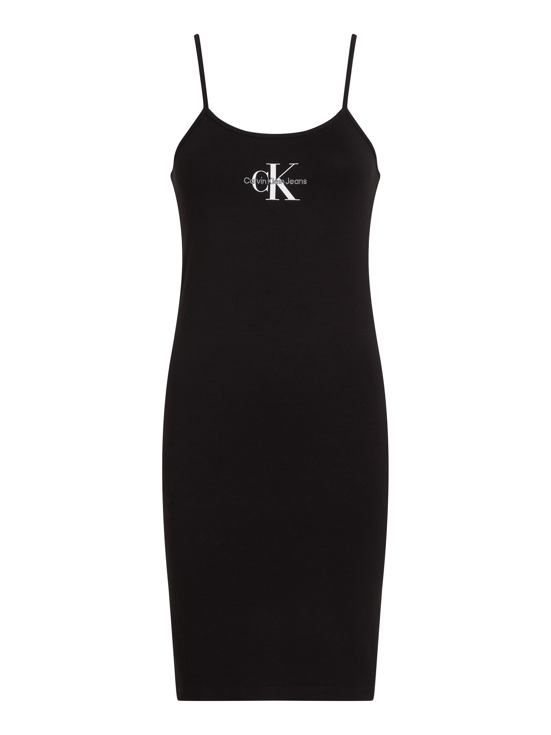Calvin Klein Jeans Spaghettikleid »MONOLOGO STRAPPY DRESS«, mit Logoschriftzug