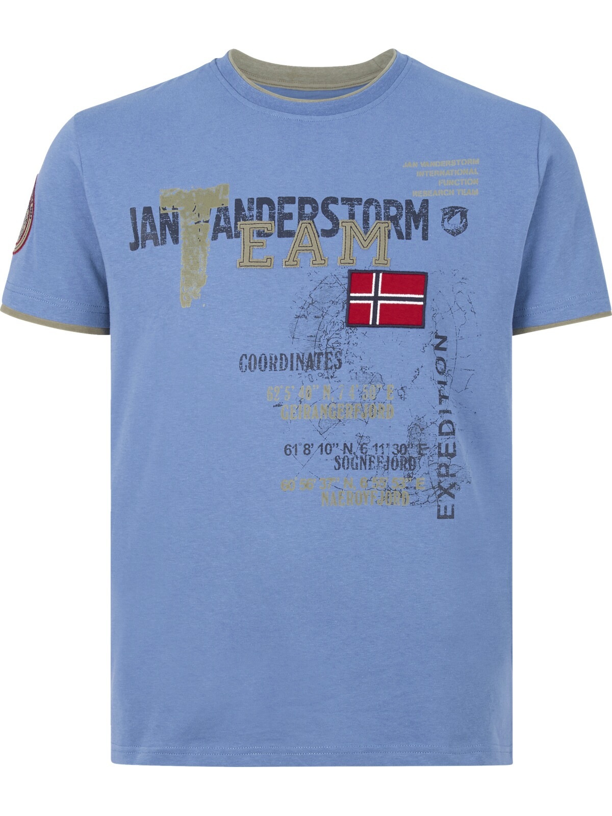 Jan Vanderstorm T-Shirt "T-Shirt SÖLVE" günstig online kaufen