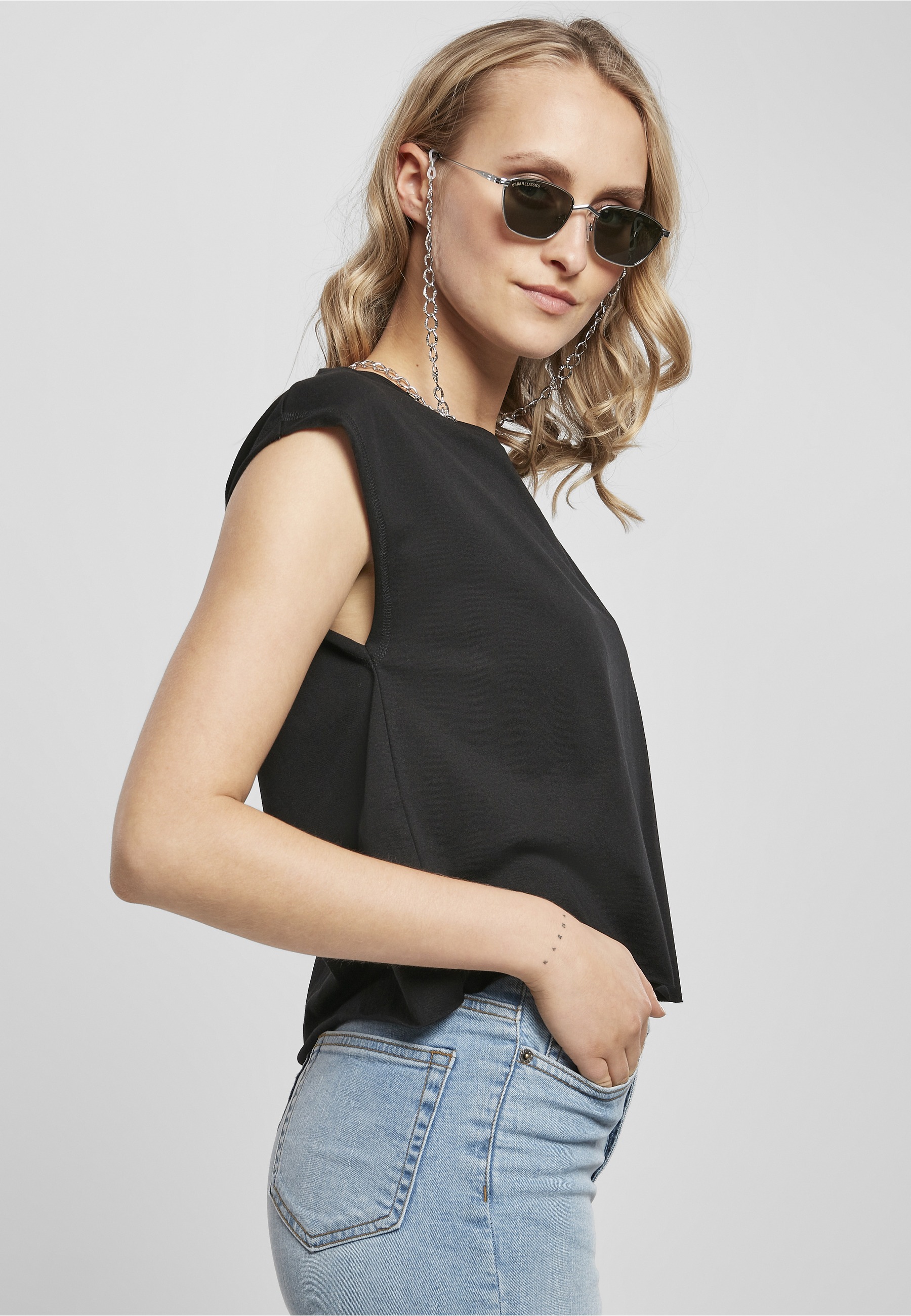 URBAN CLASSICS T-Shirt »Urban Classics Damen Ladies Organic Short Tee« 1 Stk.