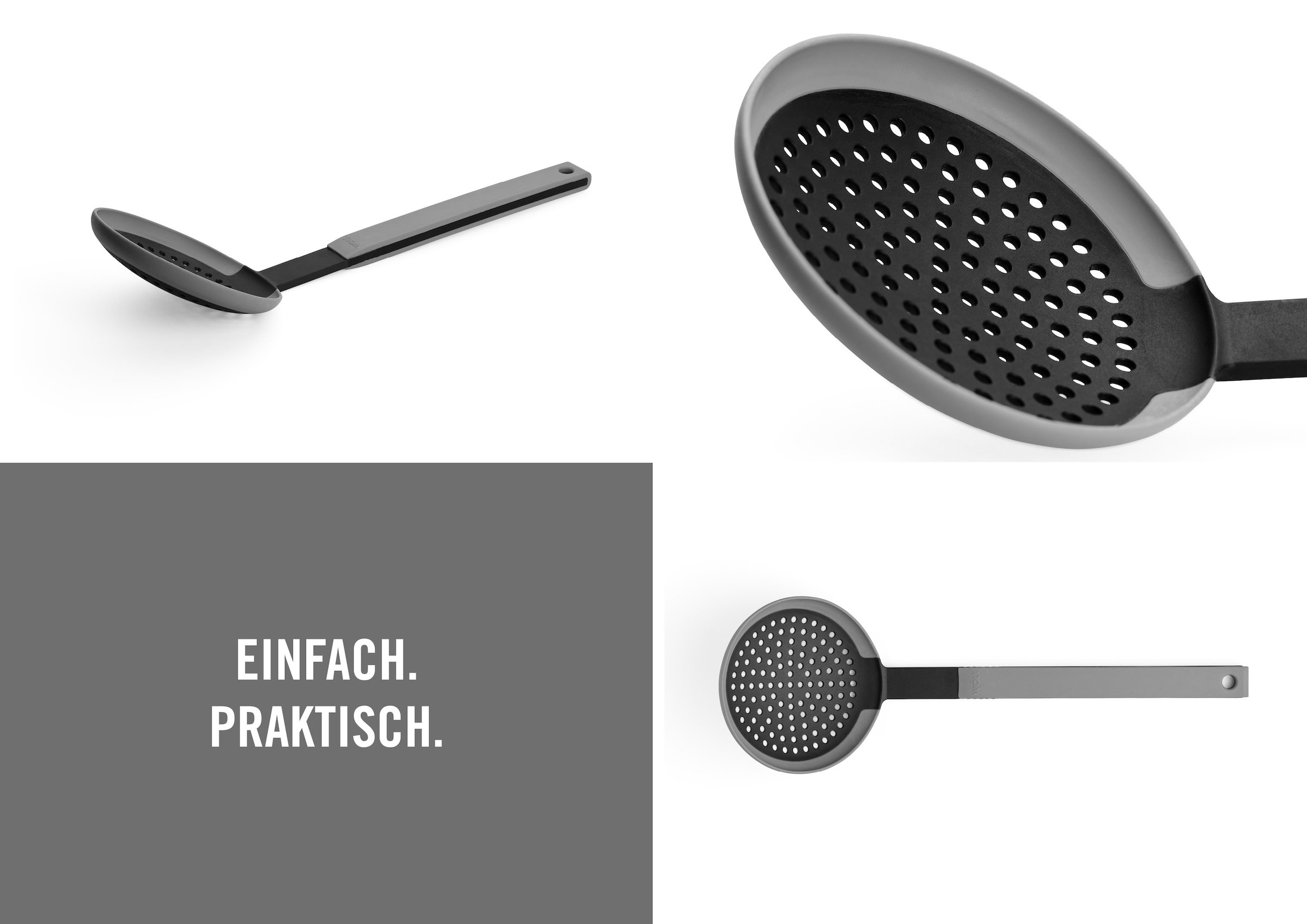 WOLL Schaumlöffel »Cook it«, (1 tlg.), aus hochwertigem Kunststoff und Silikon