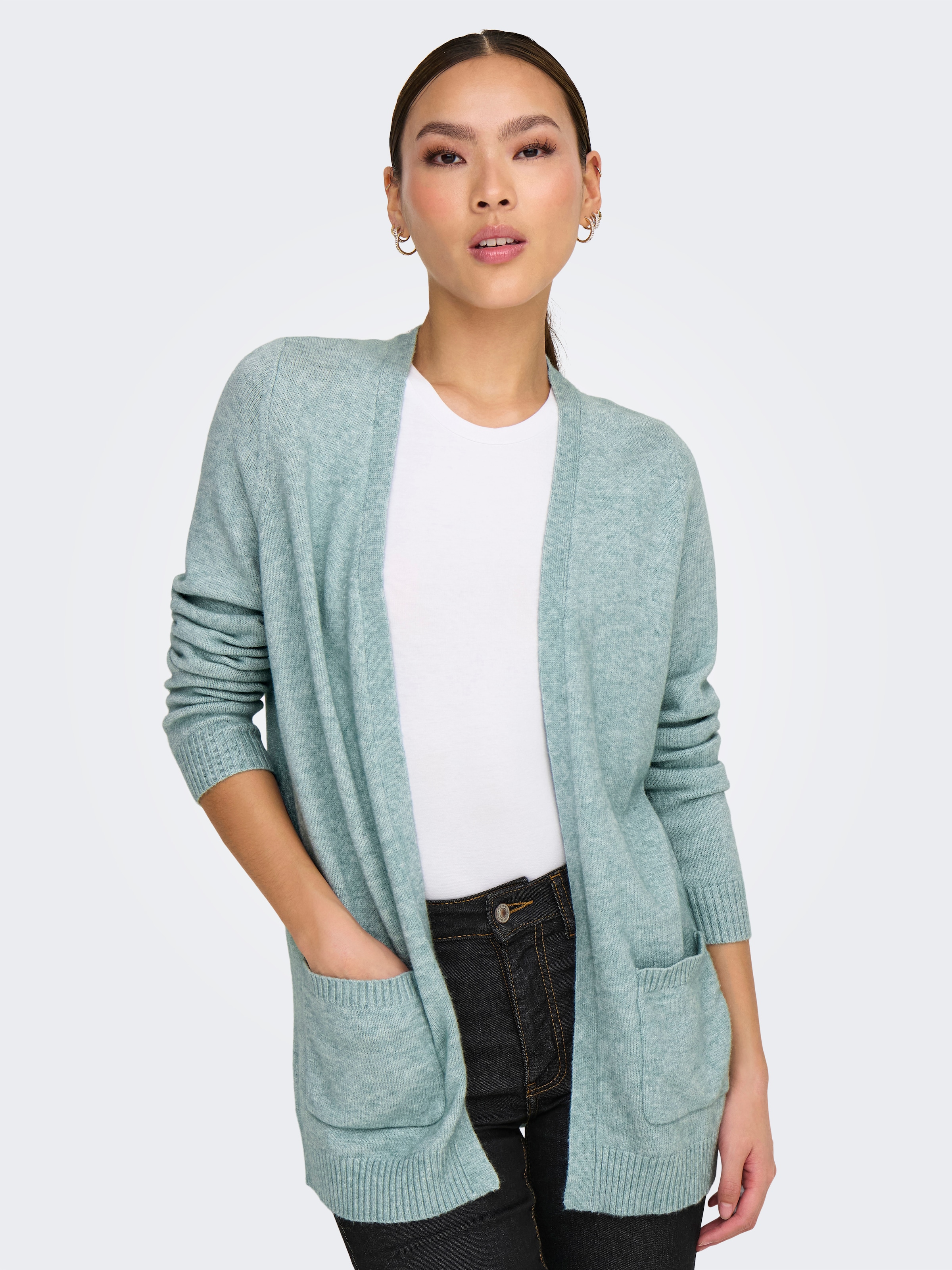 ONLY Strickjacke "ONLLESLY L/S OPEN CARDIGAN KNT NOOS" günstig online kaufen