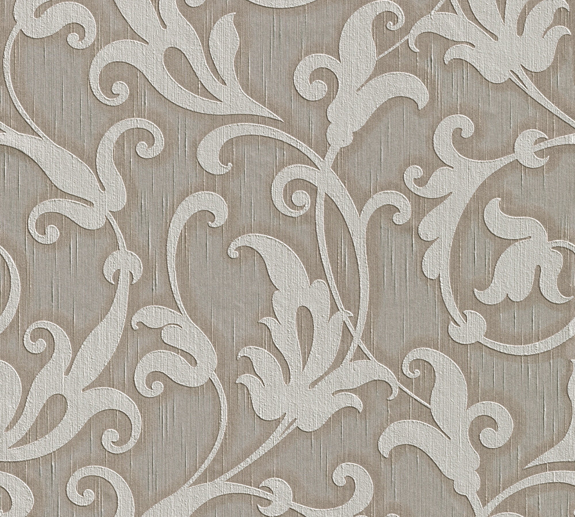 Architects Paper Textiltapete "Tessuto" Barock Floral Gemustert Samtig Tapete Barock Tapeten Wohnzimmer Schlafzimmer Küche Modern Flur Design