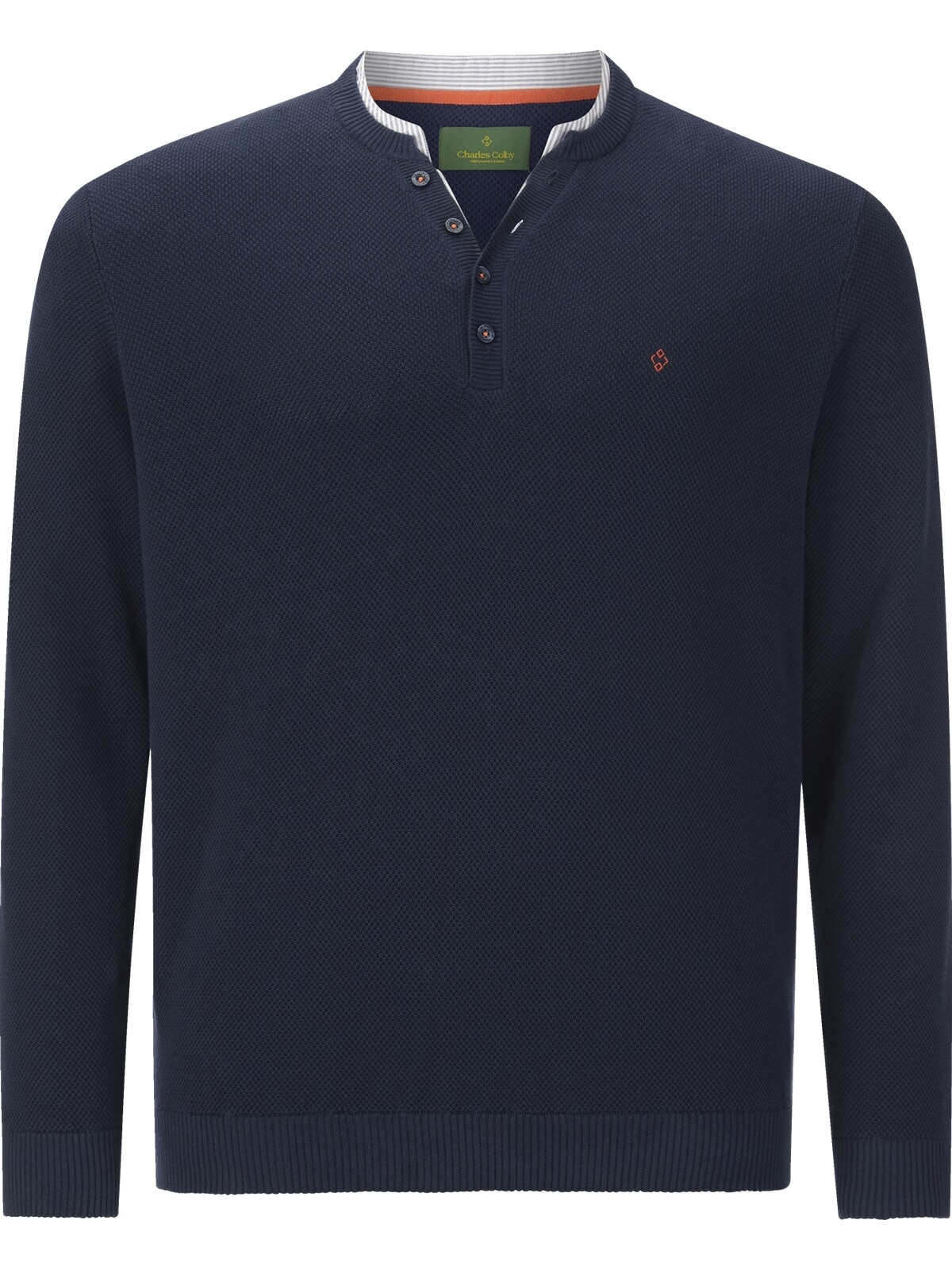 Charles Colby Strickpullover EARL NEAMUS mit elastischem Saumbund günstig online kaufen