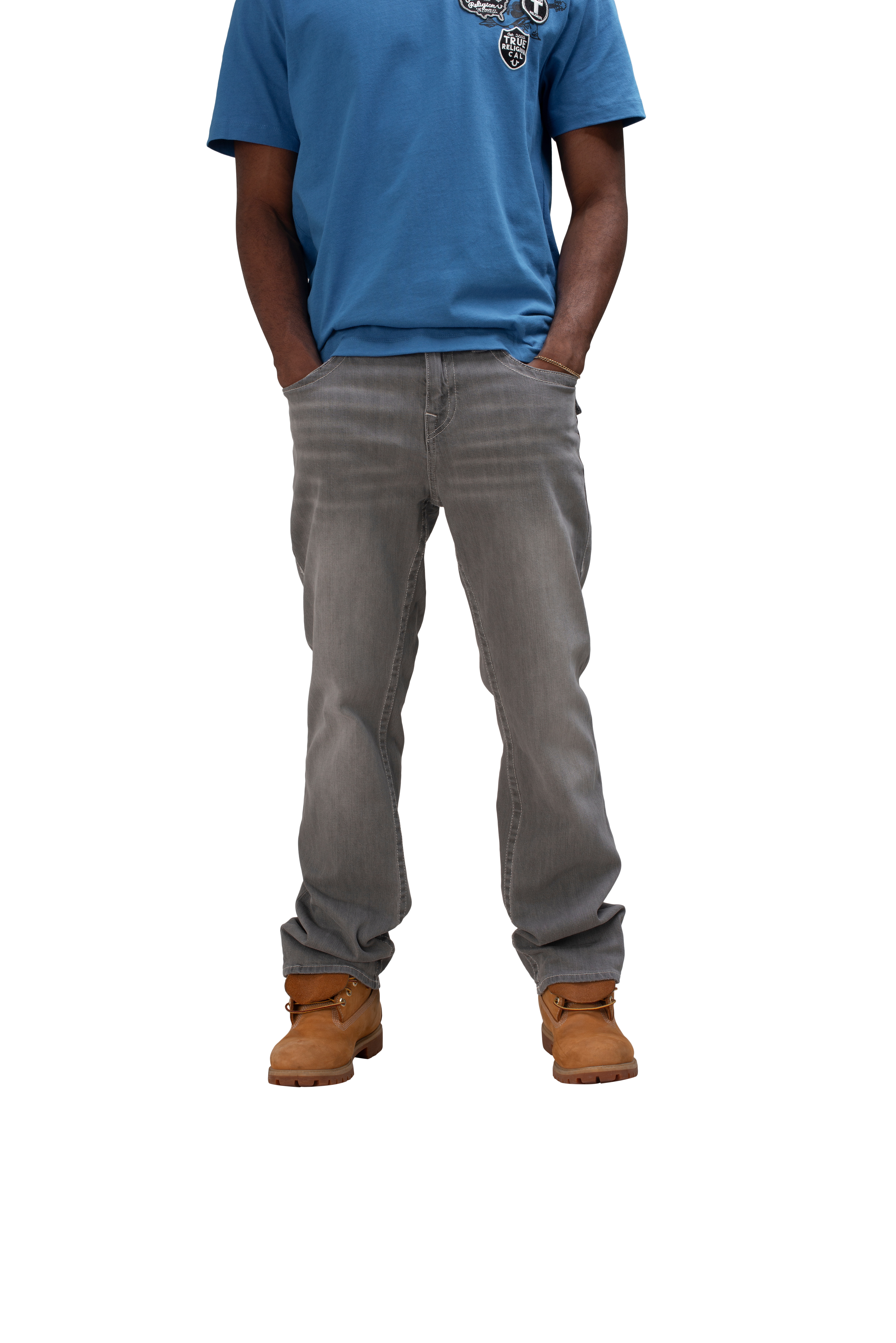 True Religion Straight-Jeans "RICKY SN FLAP" Baumwollmischung, straight fit