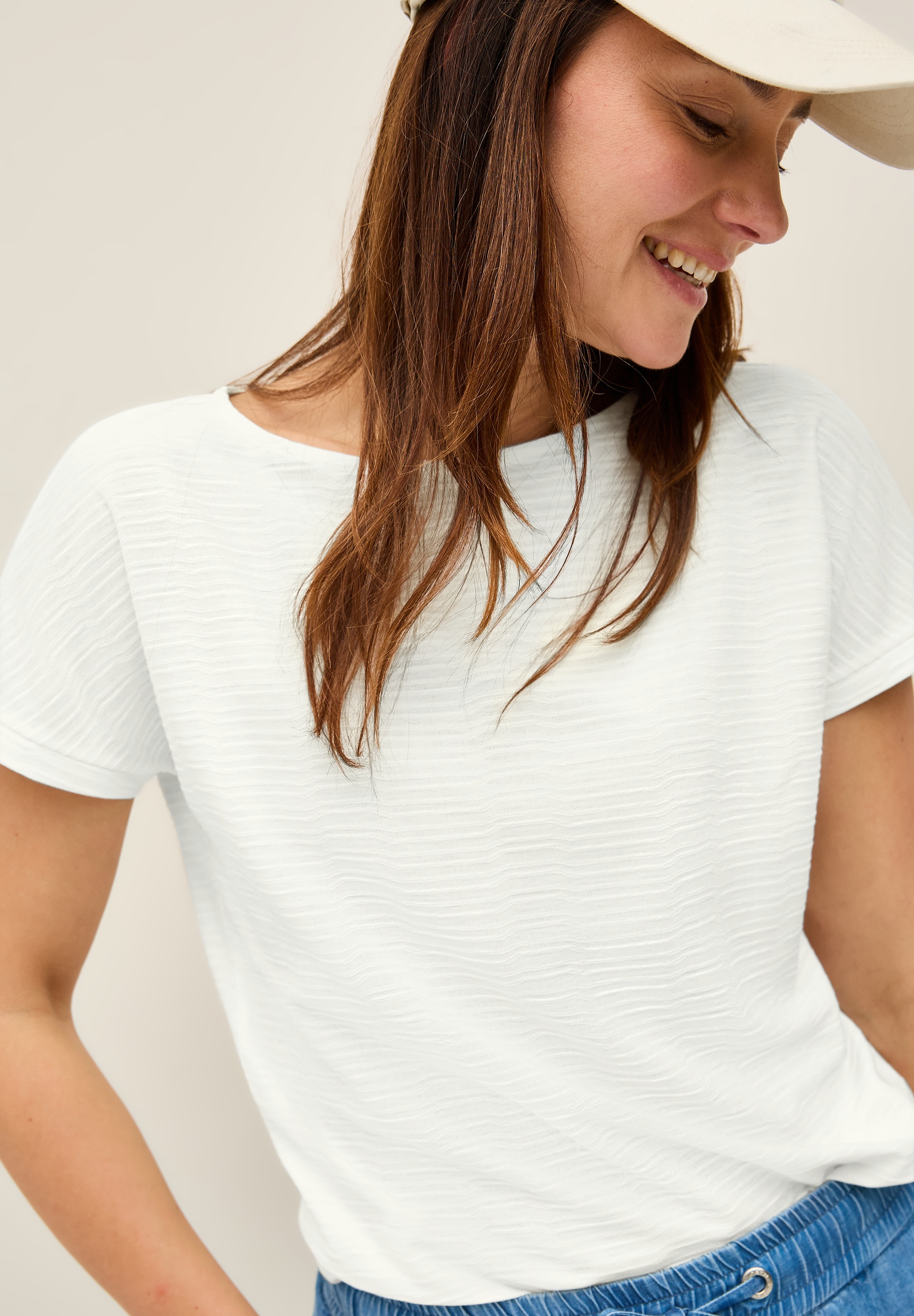 Thumbnail - Cecil T-Shirt, mit Struktur