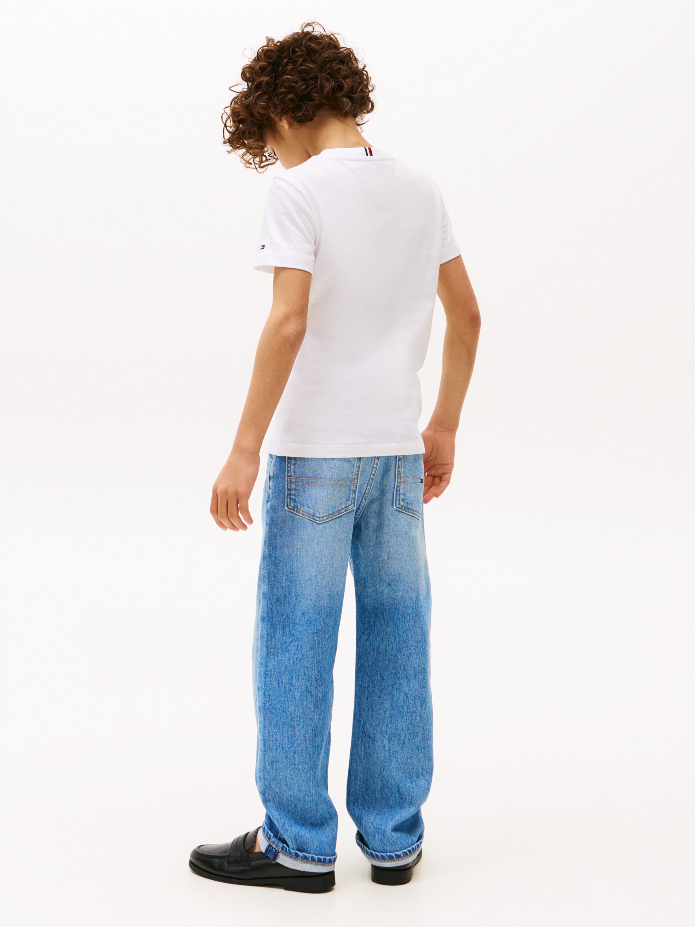 Tommy Hilfiger T-Shirt »TEXTURED GRAPHIC PRINT TEE SS«, für Kinder bis 16 Jahre