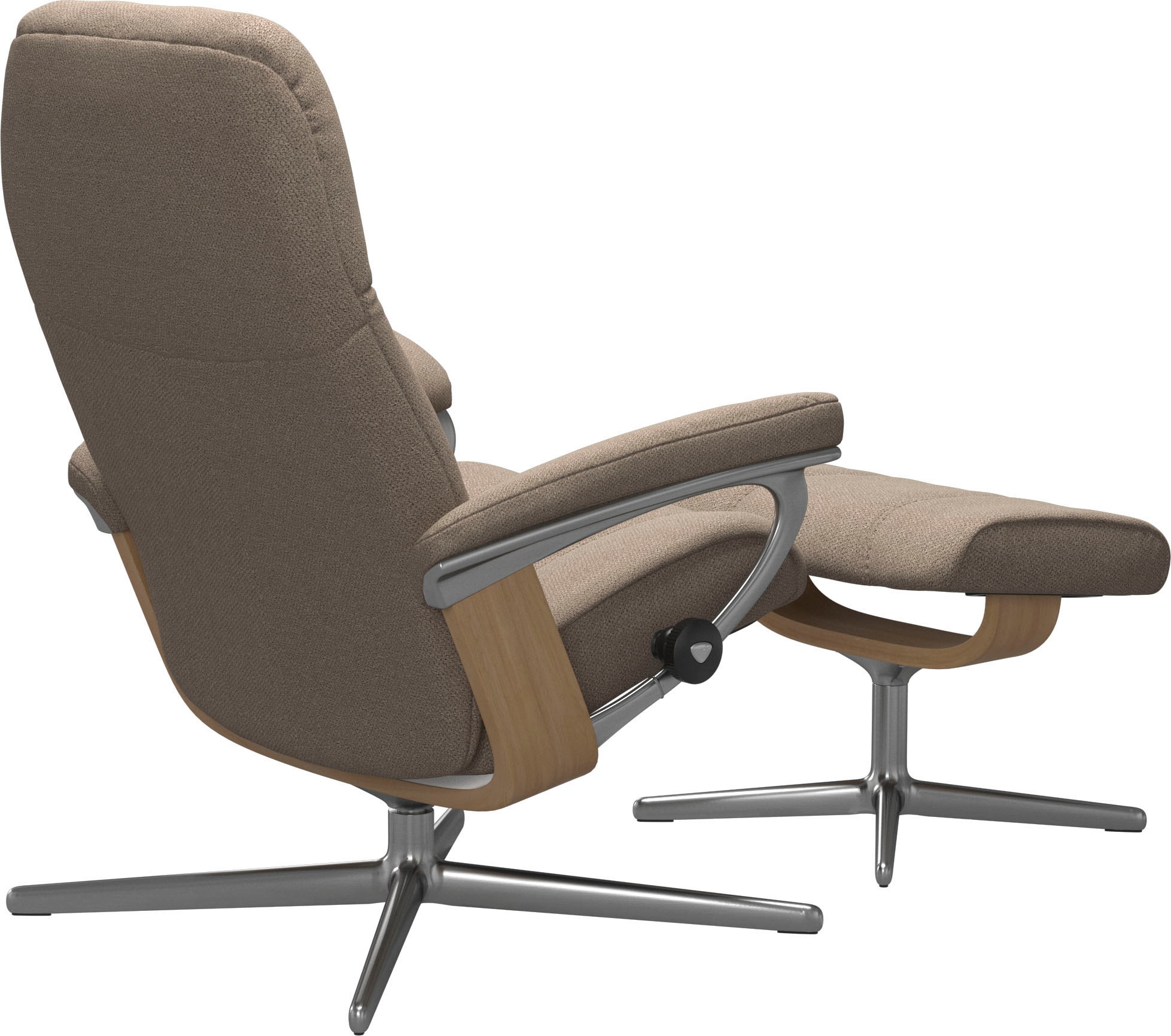 Stressless® Fußhocker »Consul«, mit Cross Base, Größe S, M & L, Holzakzent Eiche