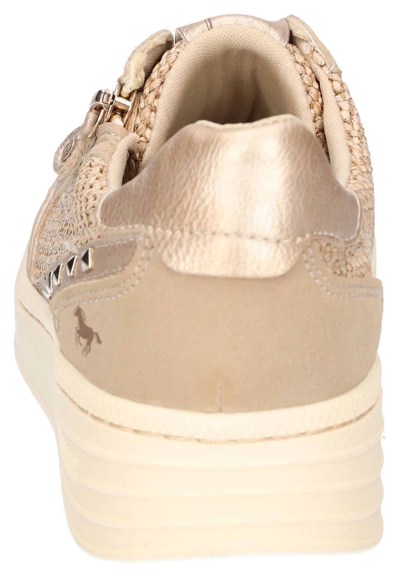 Mustang Shoes Sneaker, Plateausneaker, Schnürschuh mit Glitzernieten