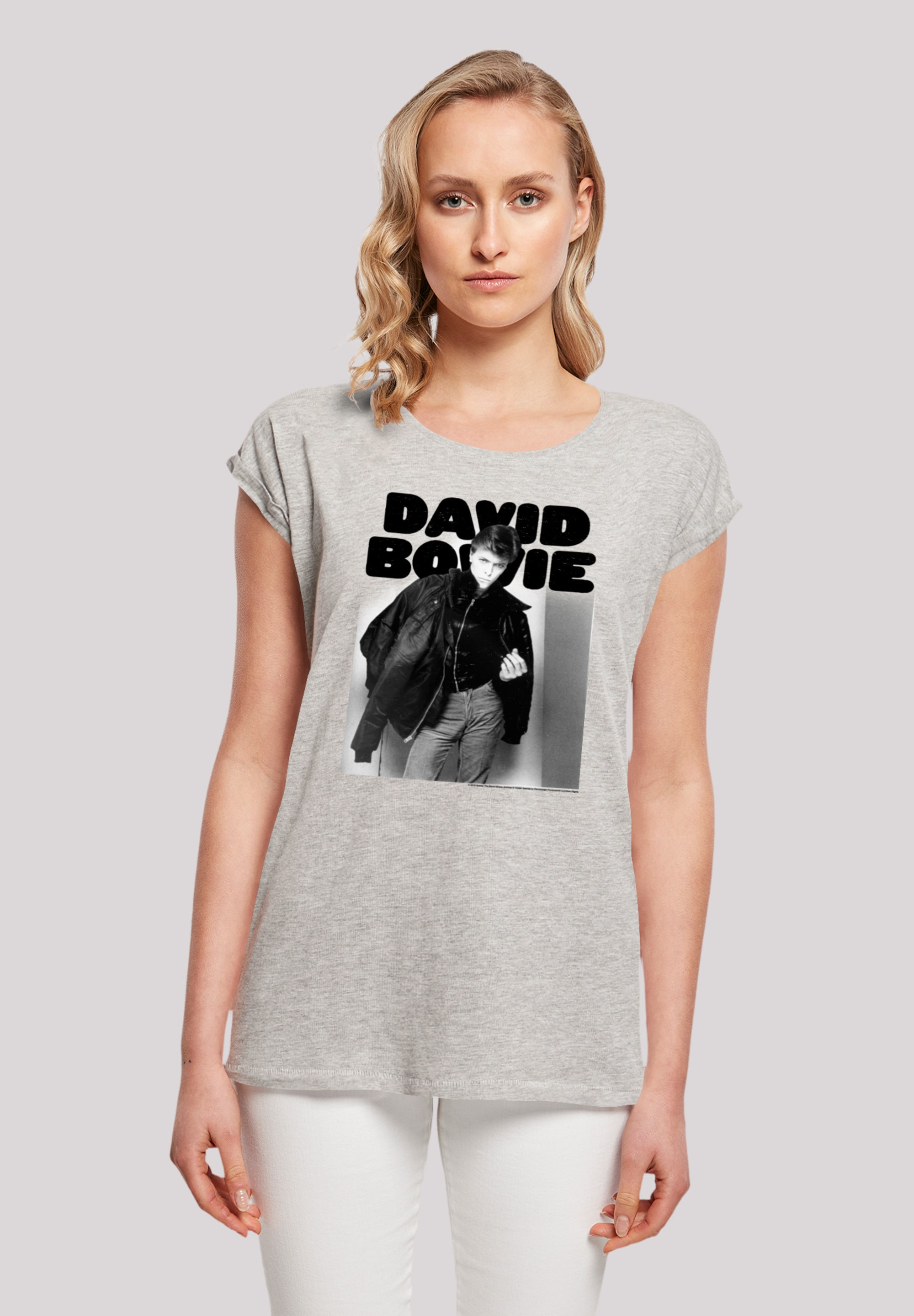 F4NT4STIC T-Shirt "David Bowie Jacket Photograph", Print günstig online kaufen