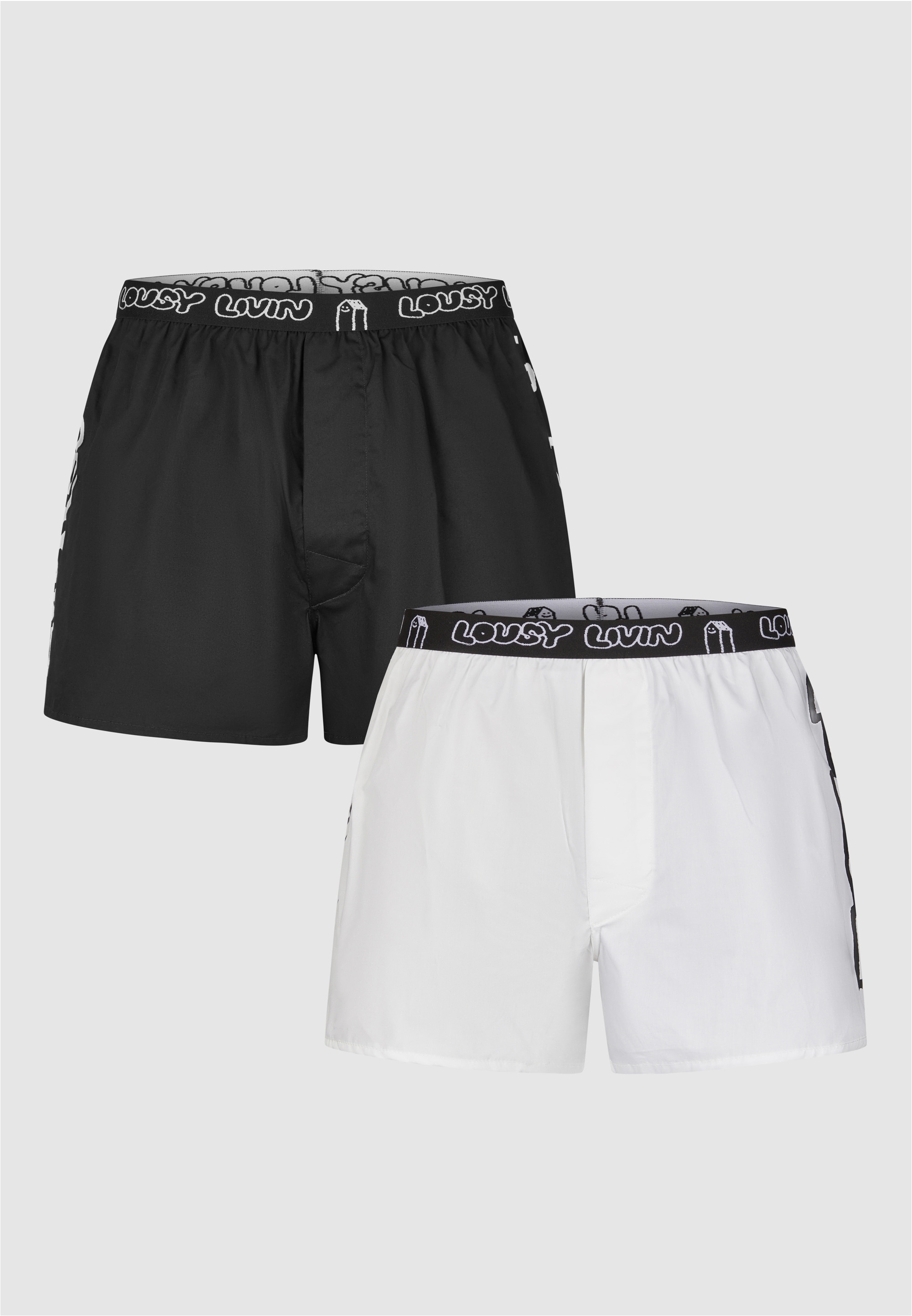 Lousy Livin Boxershorts »Lou«, 2er-Pack mit lockerem Schnitt