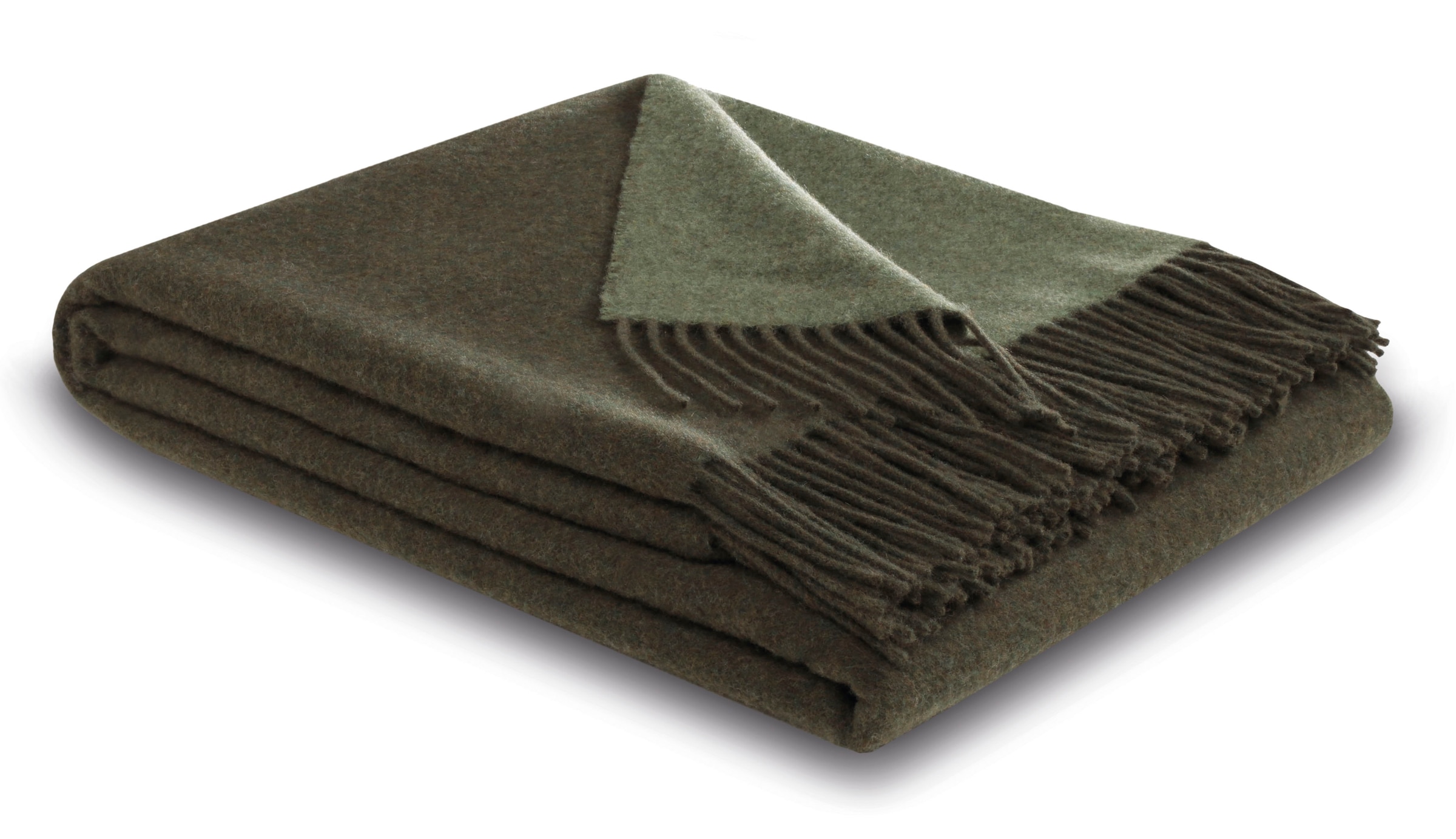 Biederlack Wohndecke "Soft Impression im Doubleface-Look" Baumwolle-Kaschmir-Mix