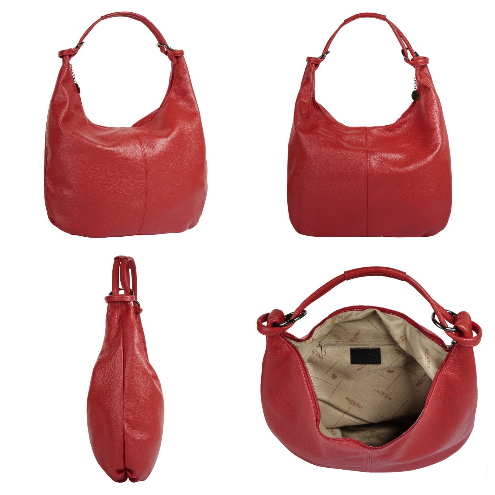 Cluty Shopper, echt Leder, Made in Italy