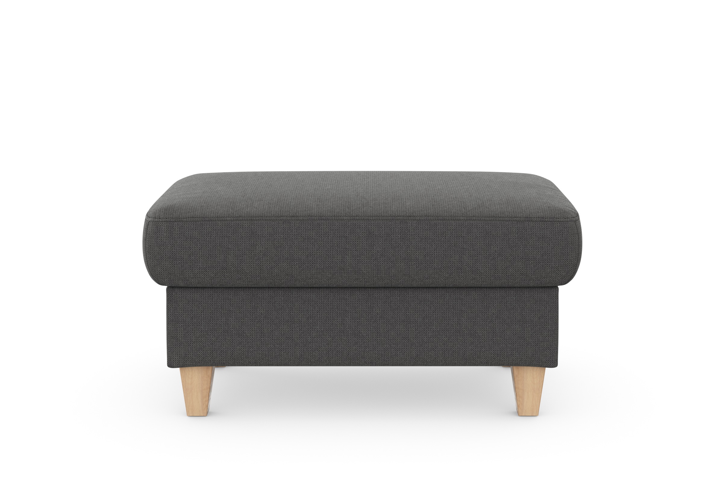 sit&more Stauraumhocker »Farö«, mit Stauraum und Federkern und naturfarbenen Füßen