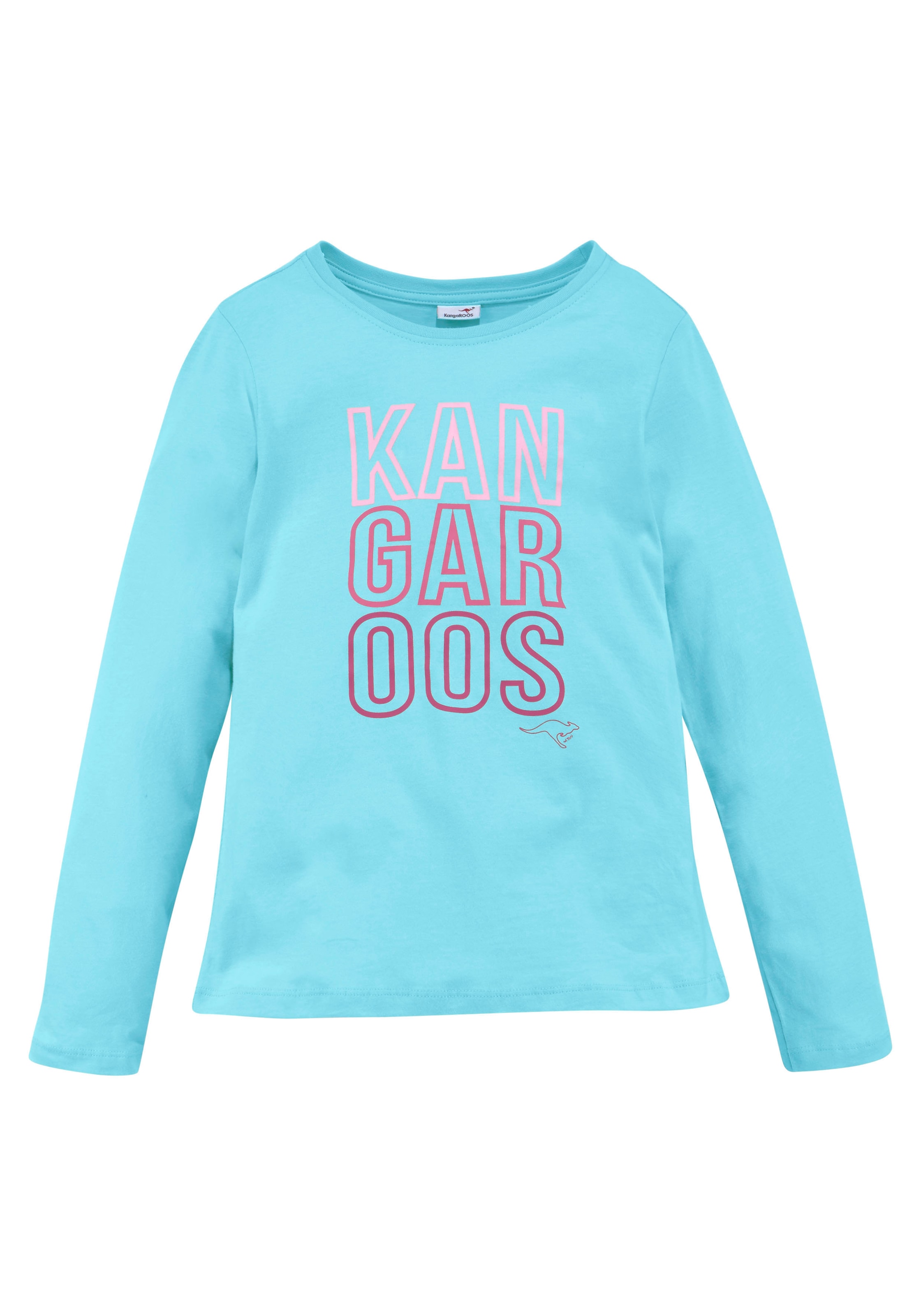 KangaROOS Langarmshirt, kaufen online Form | taillierte BAUR leicht