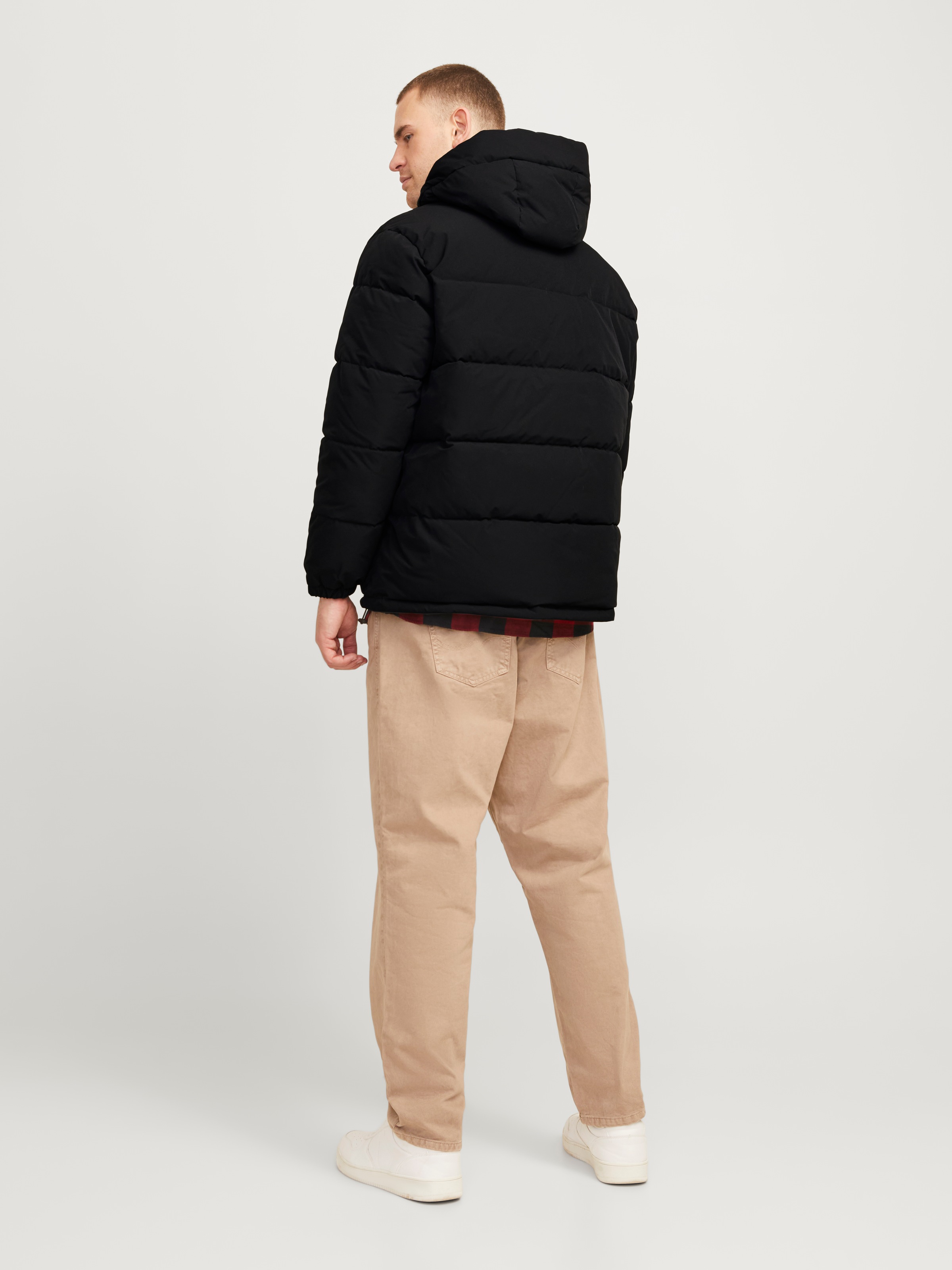 Jack & Jones PlusSize Outdoorjacke »JJEOTTO PUFFER JACKET PLS«, mit Kapuze