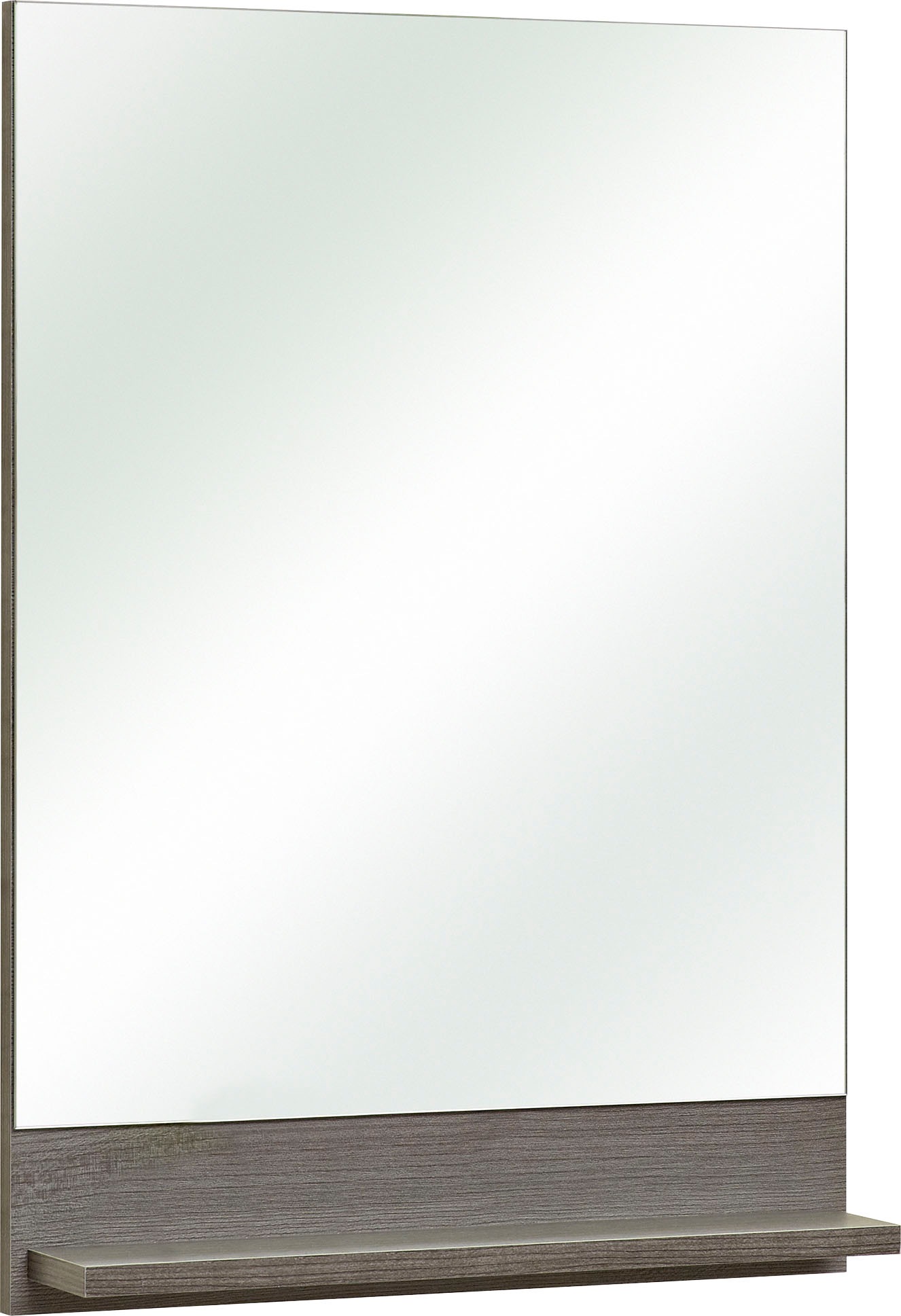 Saphir Badmöbel-Set »Quickset 2-teilig, Keramikwaschtisch mit LED-Spiegel, 50 cm breit«, (4 St.), Waschplatz mit 1 Tür, 1 Schublade, inkl. Türdämpfer, Gäste Bad-Set