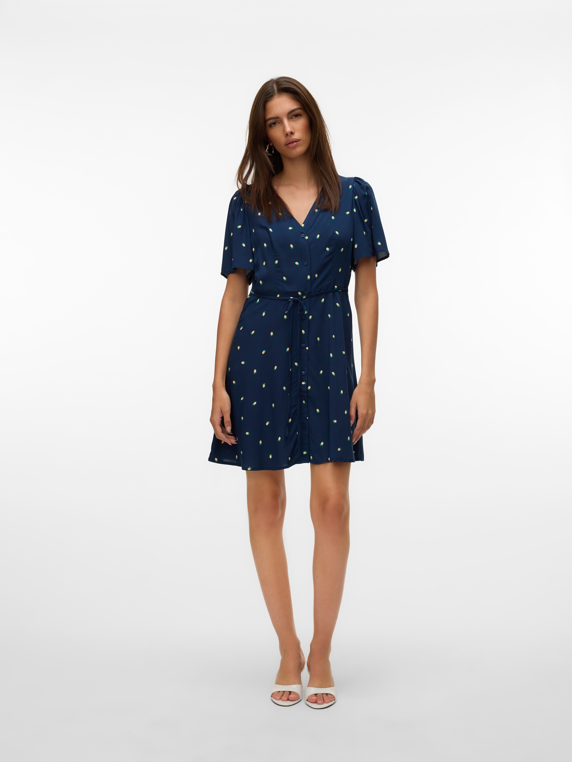 Vero Moda Minikleid »VMALBA SS SHORT DRESS WVN NOOS«, Sommerkleid