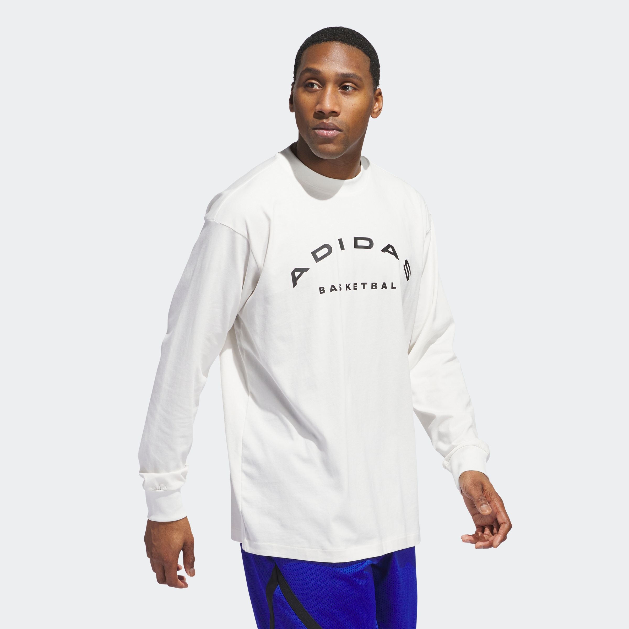 Thumbnail - adidas Performance Trainingsshirt "Select LS Tee" lockere Passform, für Basketball und sportliche Aktivitäten