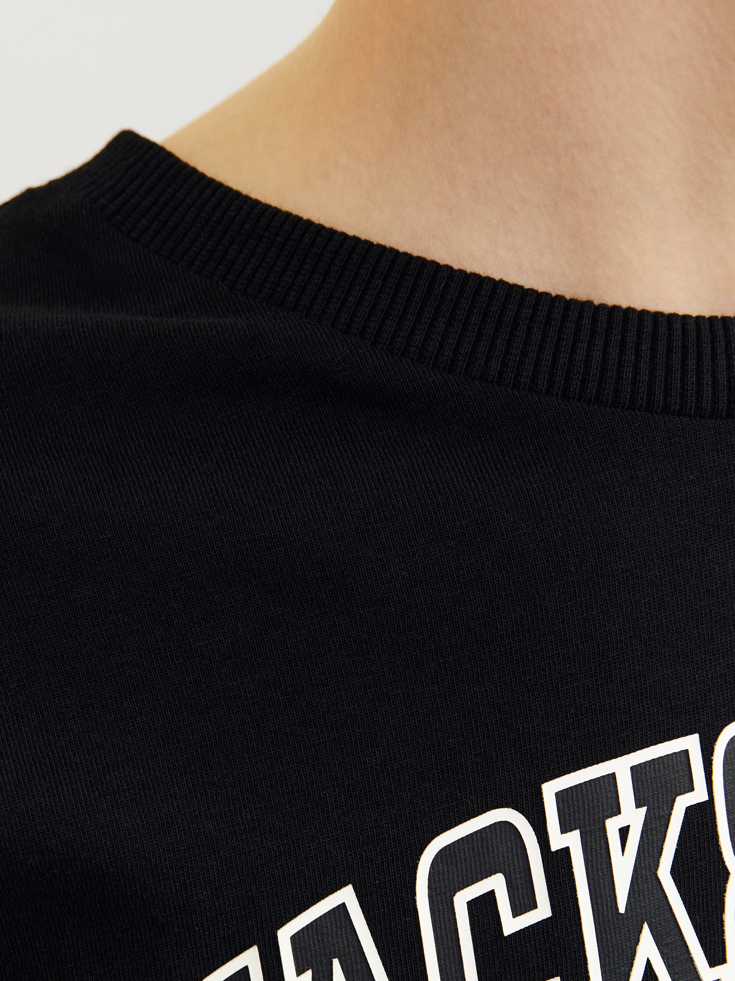 Thumbnail - Jack & Jones Junior Rundhalsshirt "JJECALEB VARSITY TEE LS O-NECK SN JNR"