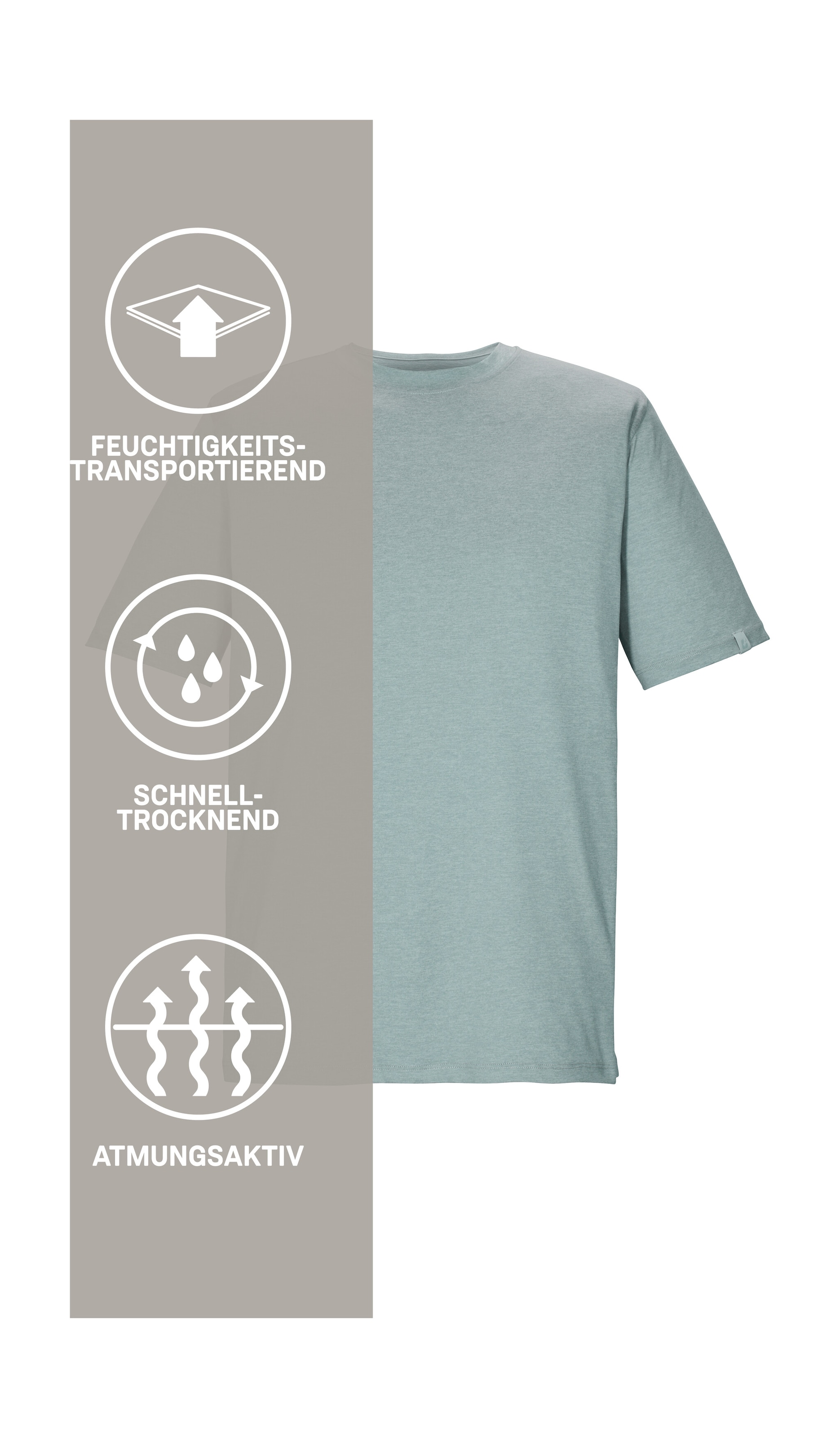 Killtec T-Shirt »KOS 185 MN TSHRT« Atmungsaktiv, schnelltrocknend, weich, dehnbar, strapazierfähig
