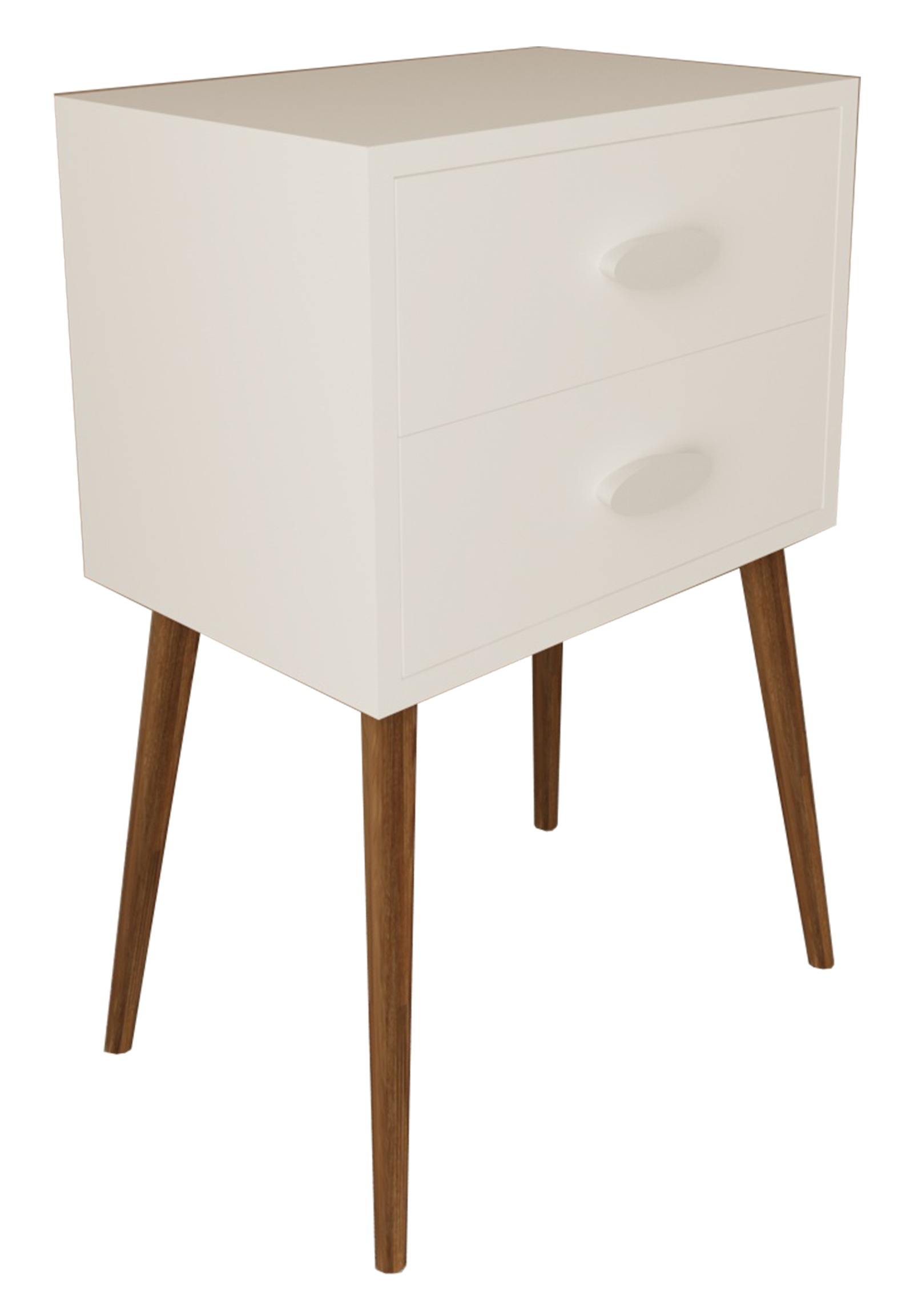 Nachttisch VCMweiß, Schlafzimmer, Sideboards, "Holz Nachttisch Beistelltisch Schublade Singol XXL"