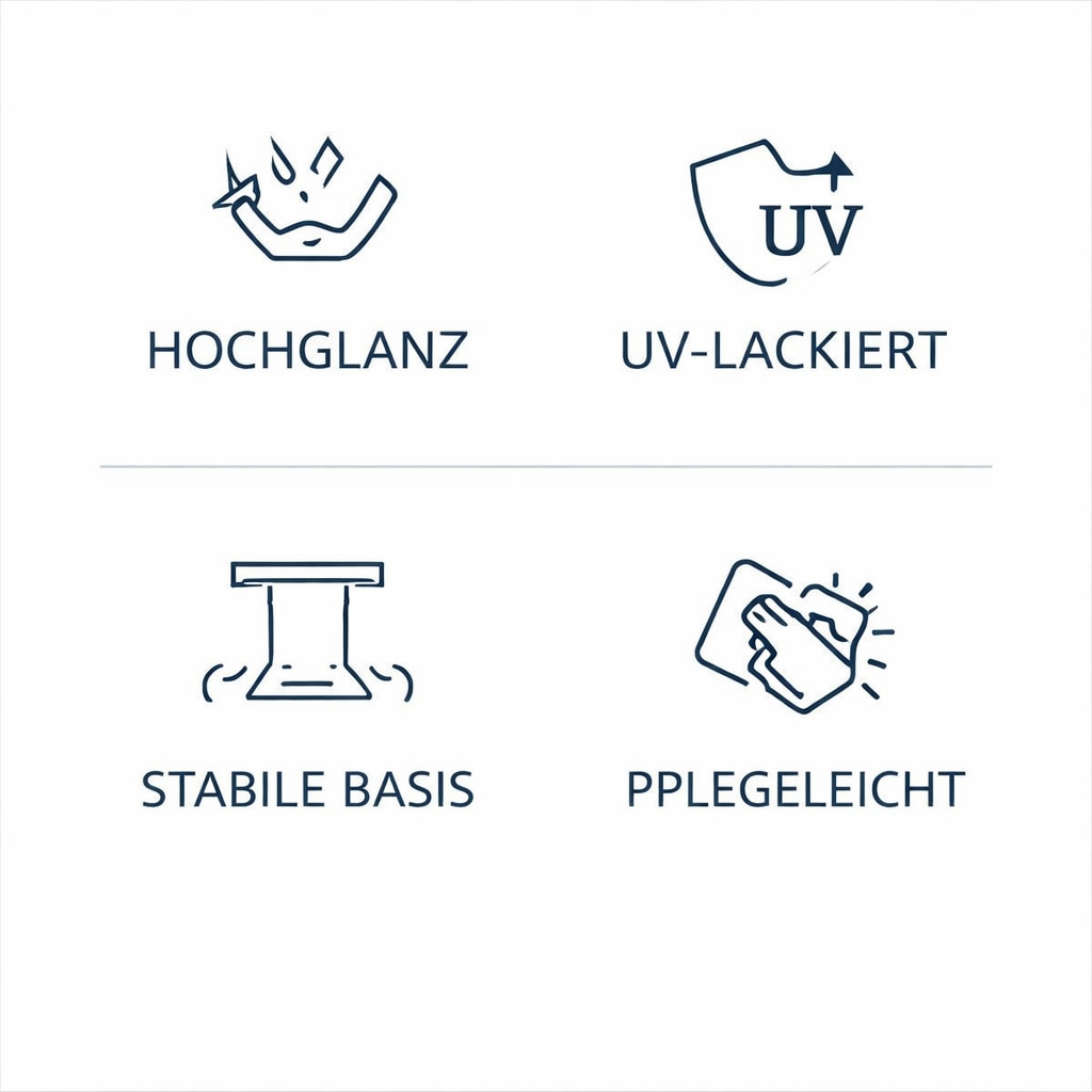 OTTO home Couchtisch »Atina Wohnzimmertisch, Sofatisch, Beistelltisch, Kaffeetisch« Rechteckiger Couchtisch, 100x60 cm, aus hochwertigem Holzwerkstoff