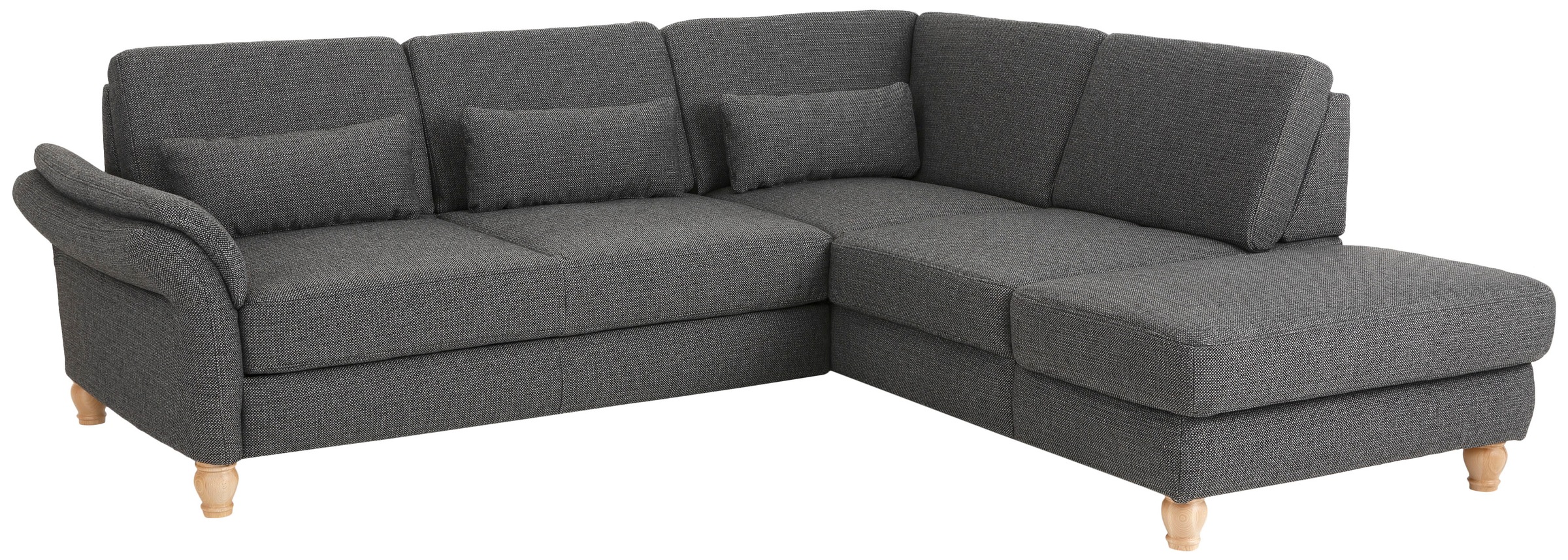 Home affaire Ecksofa »Palace L-Form«, incl. Sitztiefenverstellung, wahlweise mit Bettfunktion und Stauraum
