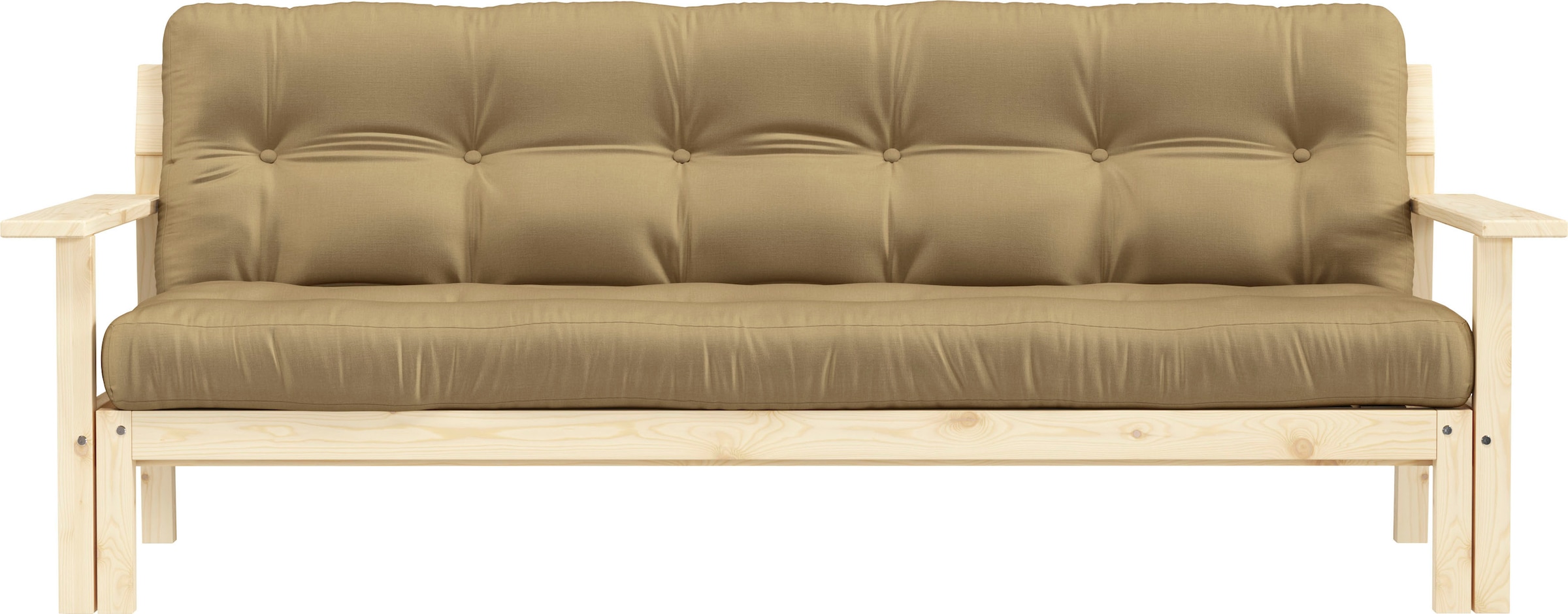 Karup Design Schlafsofa "Unwind", Mit Holzstruktur, inkl. Futonmatratze, Liegefläche 130x190 cm