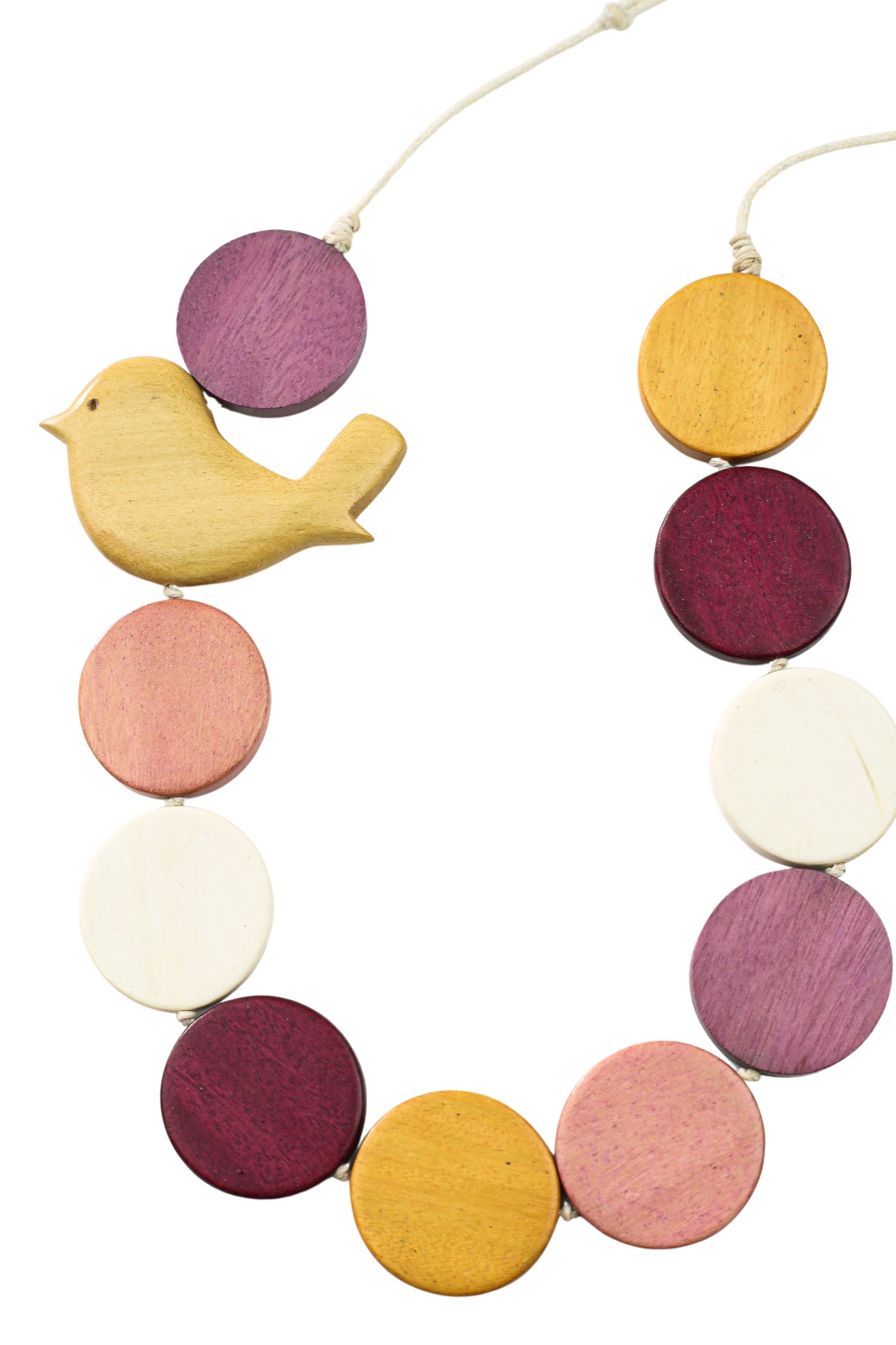 COLLEZIONE ALESSANDRO Lange Kette »Taguig«, aus echtem Holz