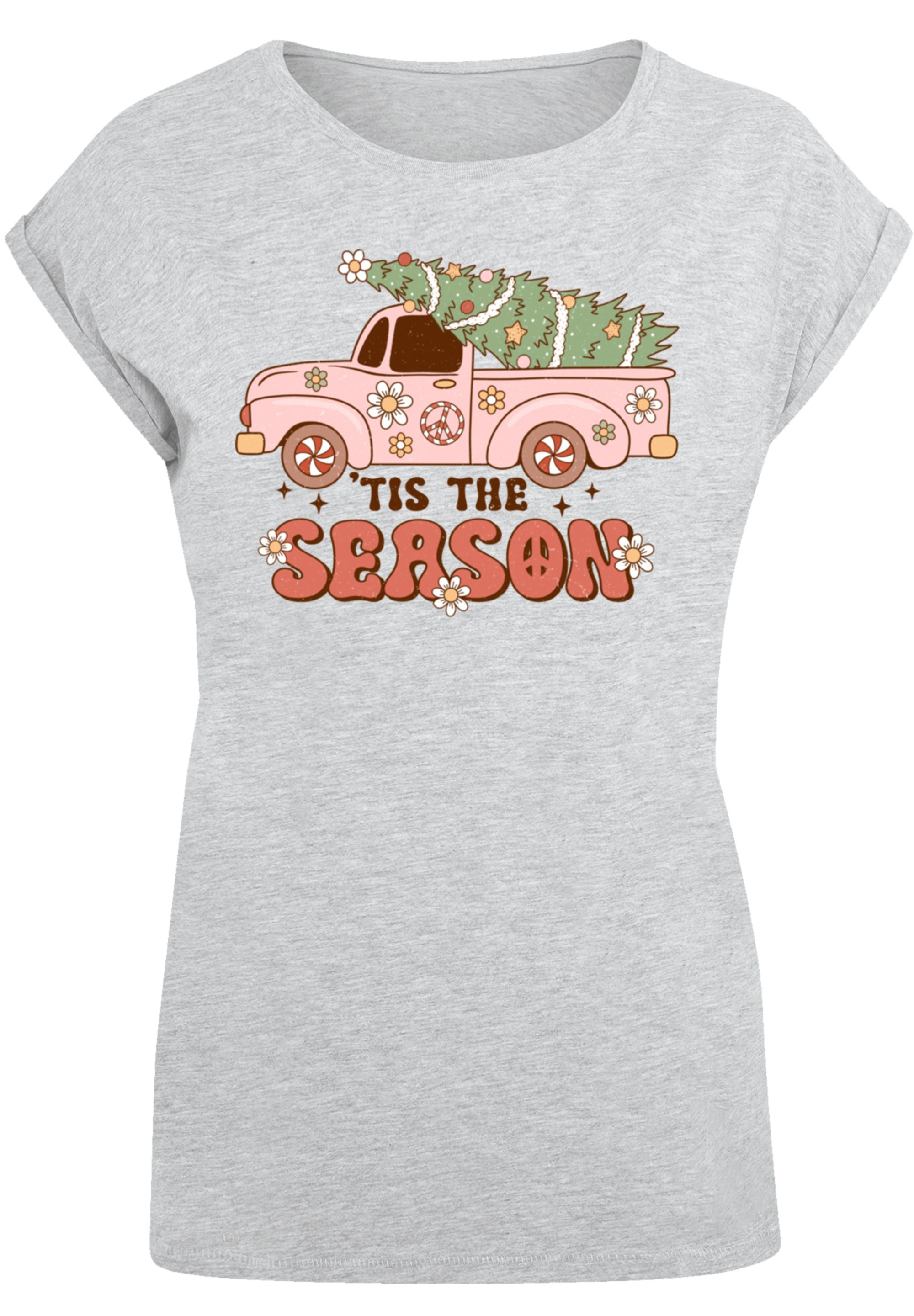 F4NT4STIC T-Shirt »Tis The Season Weihnachten Drivin Home«, Premium Qualität, Weihnachts-Kollection