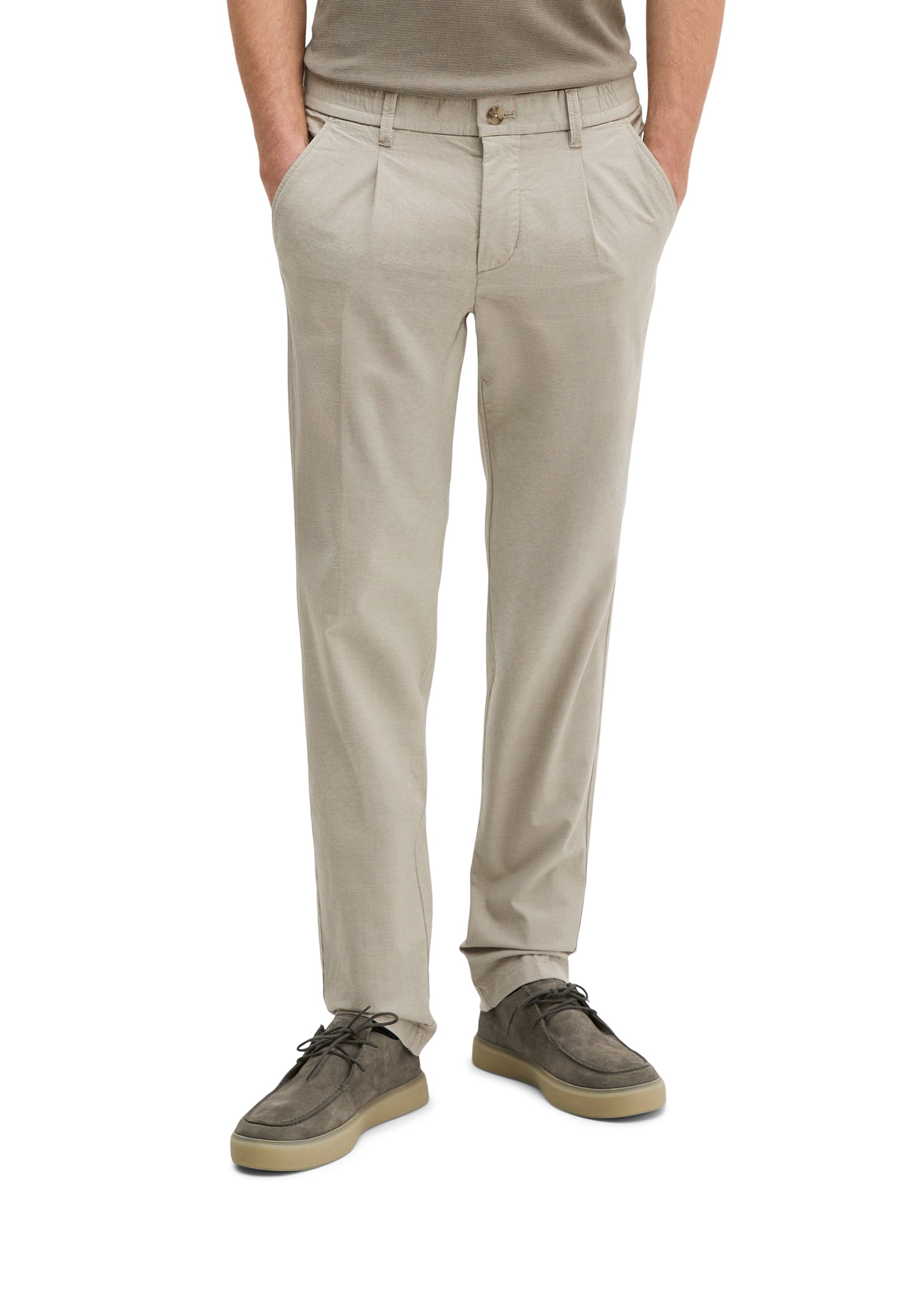 Marc OPolo Chinohose "mit Bundfalten-Details" günstig online kaufen