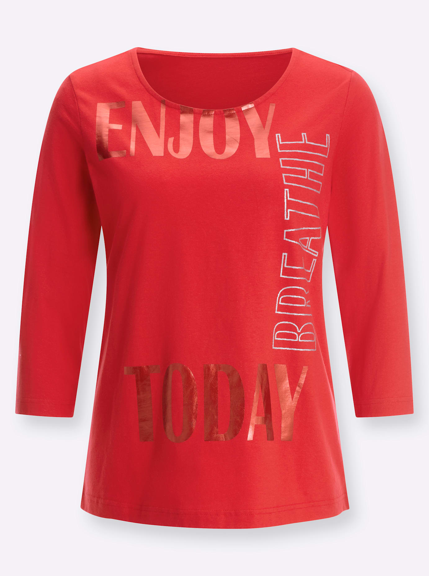 Thumbnail - Classic Basics Rundhalsshirt "3/4-Arm-Shirt" 1 Stk. tlg.