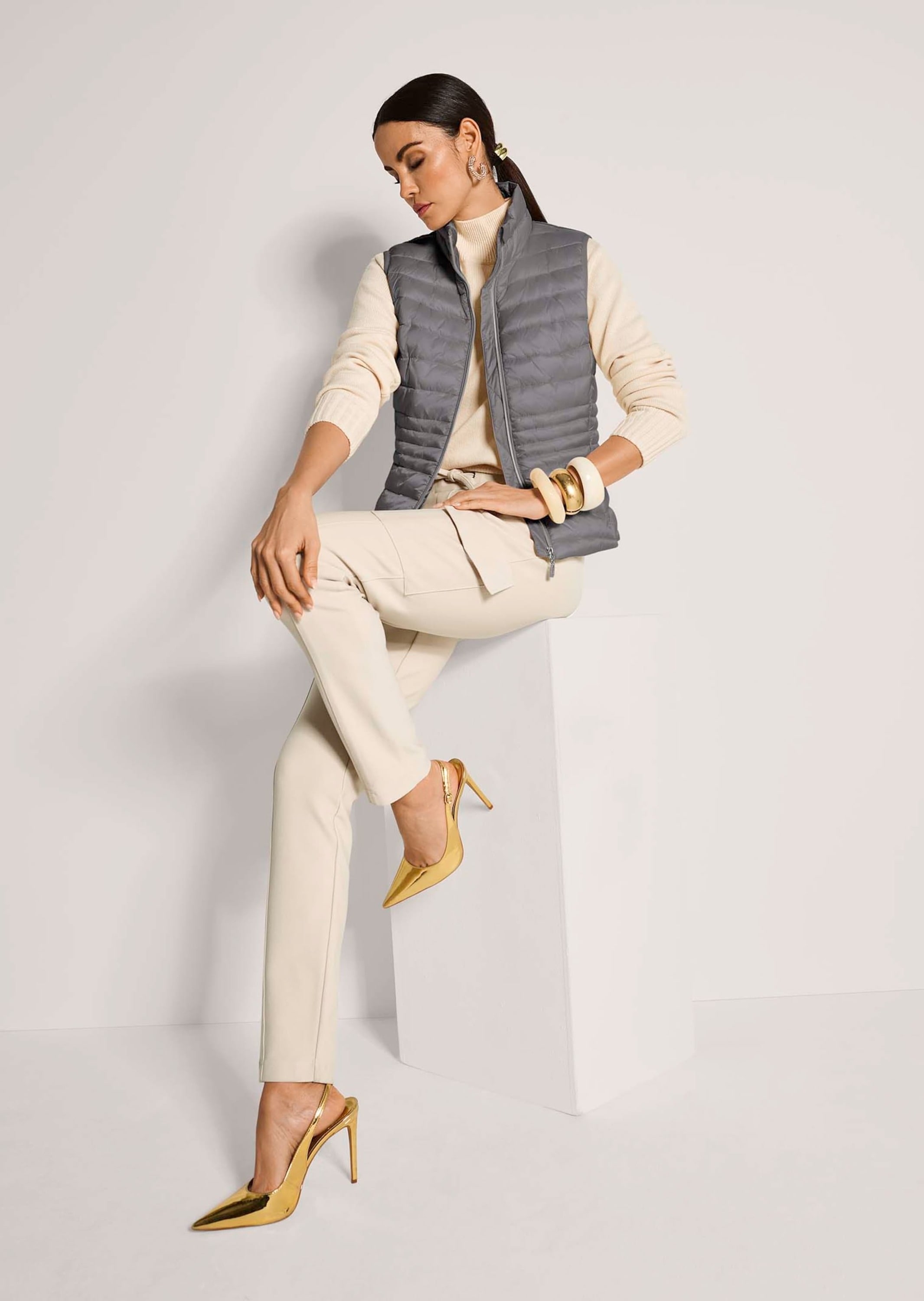 MADELEINE Kurzweste »Steppweste Verkürzte Steppweste für Damen« Steppweste