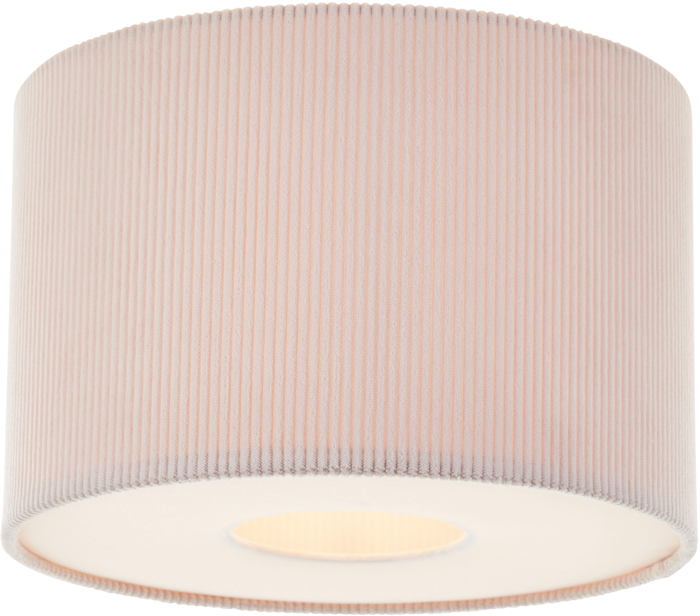 LeGer Home by Lena Gercke Deckenleuchte »Kathleen«, 1 flammig, Cordstoff, Ø 35 cm, E27, beige