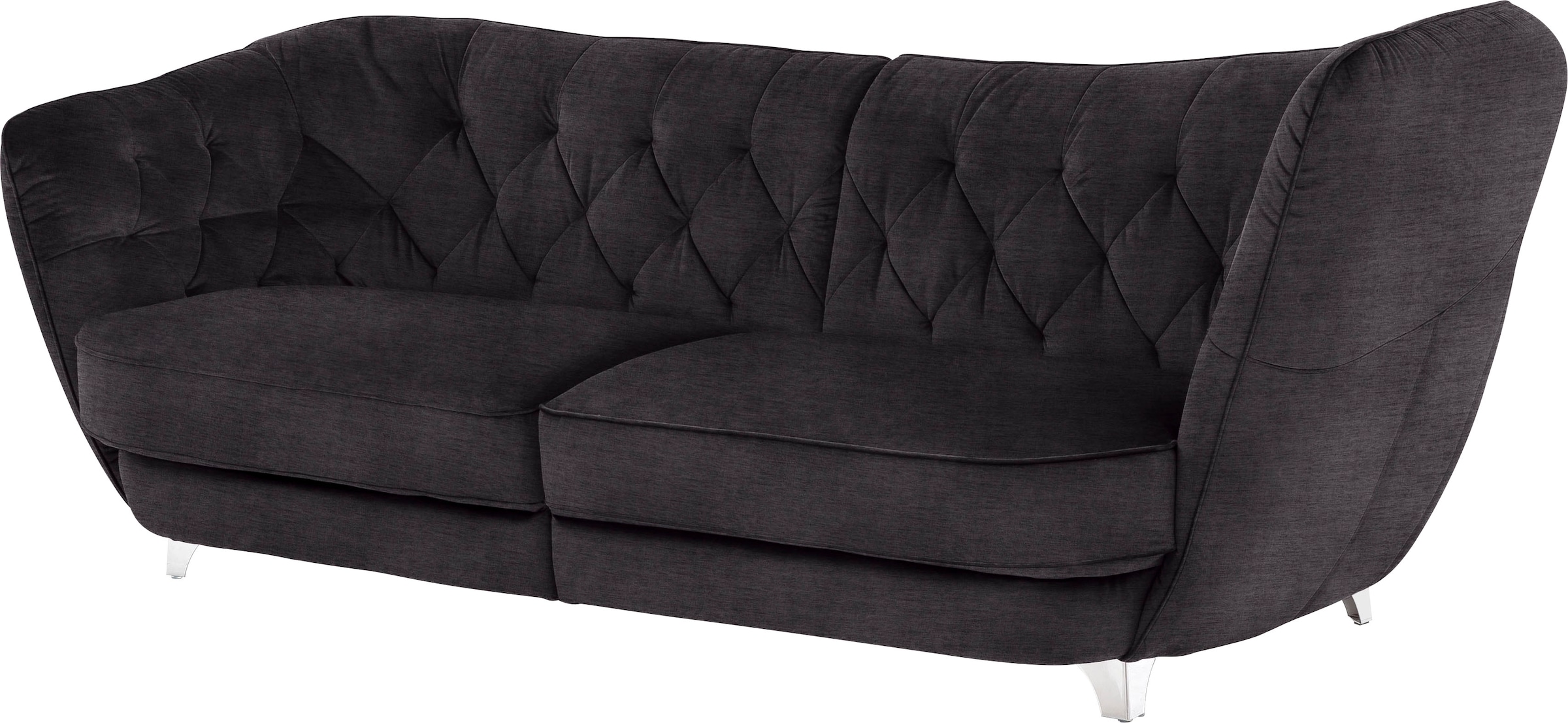 Leonique Big-Sofa "Retro", stylischer Hochlehner günstig online kaufen