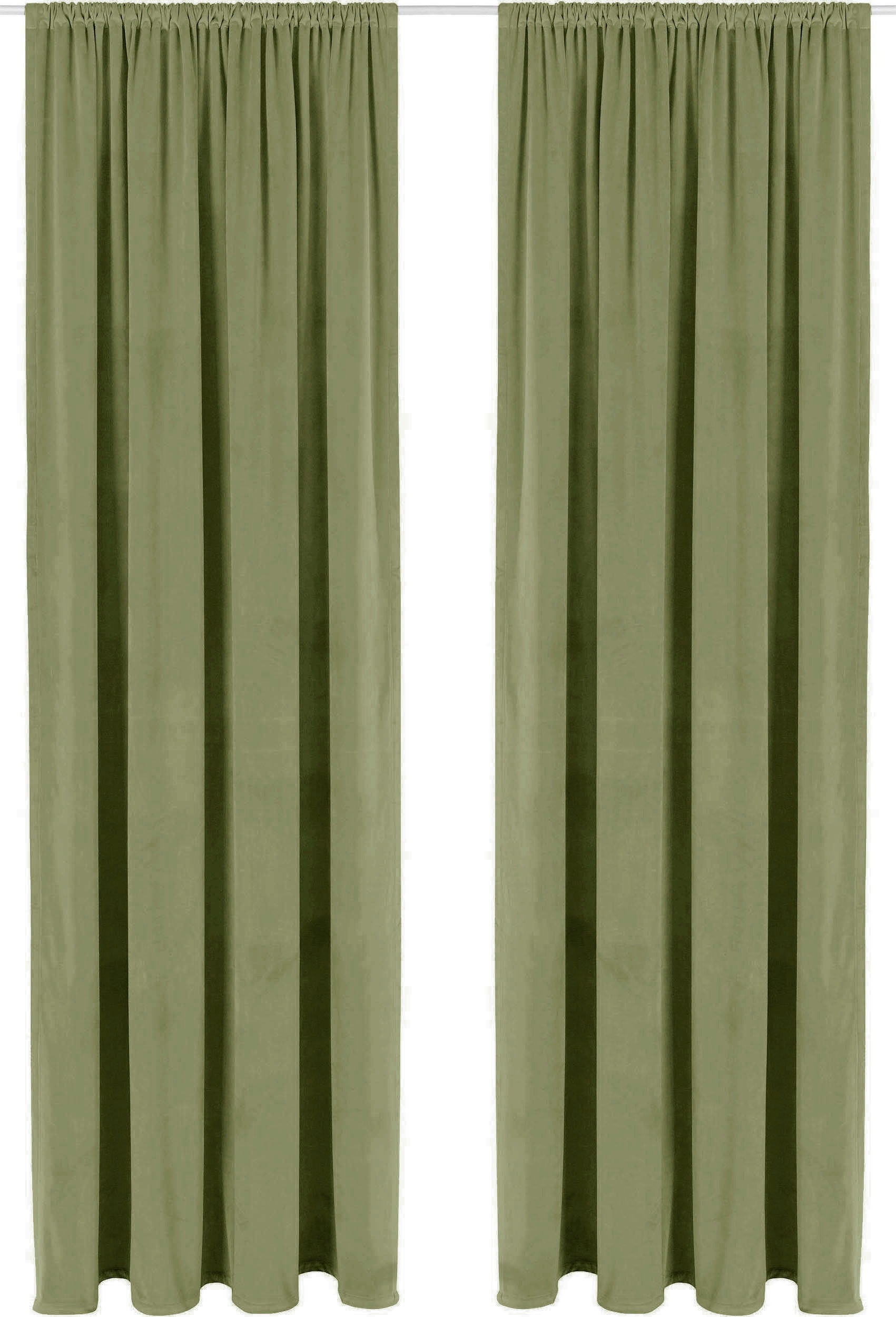 LeGer Home by Lena Gercke Vorhang "Samt Ladina" Stangendurchzug 1 Stk. tlg. günstig online kaufen